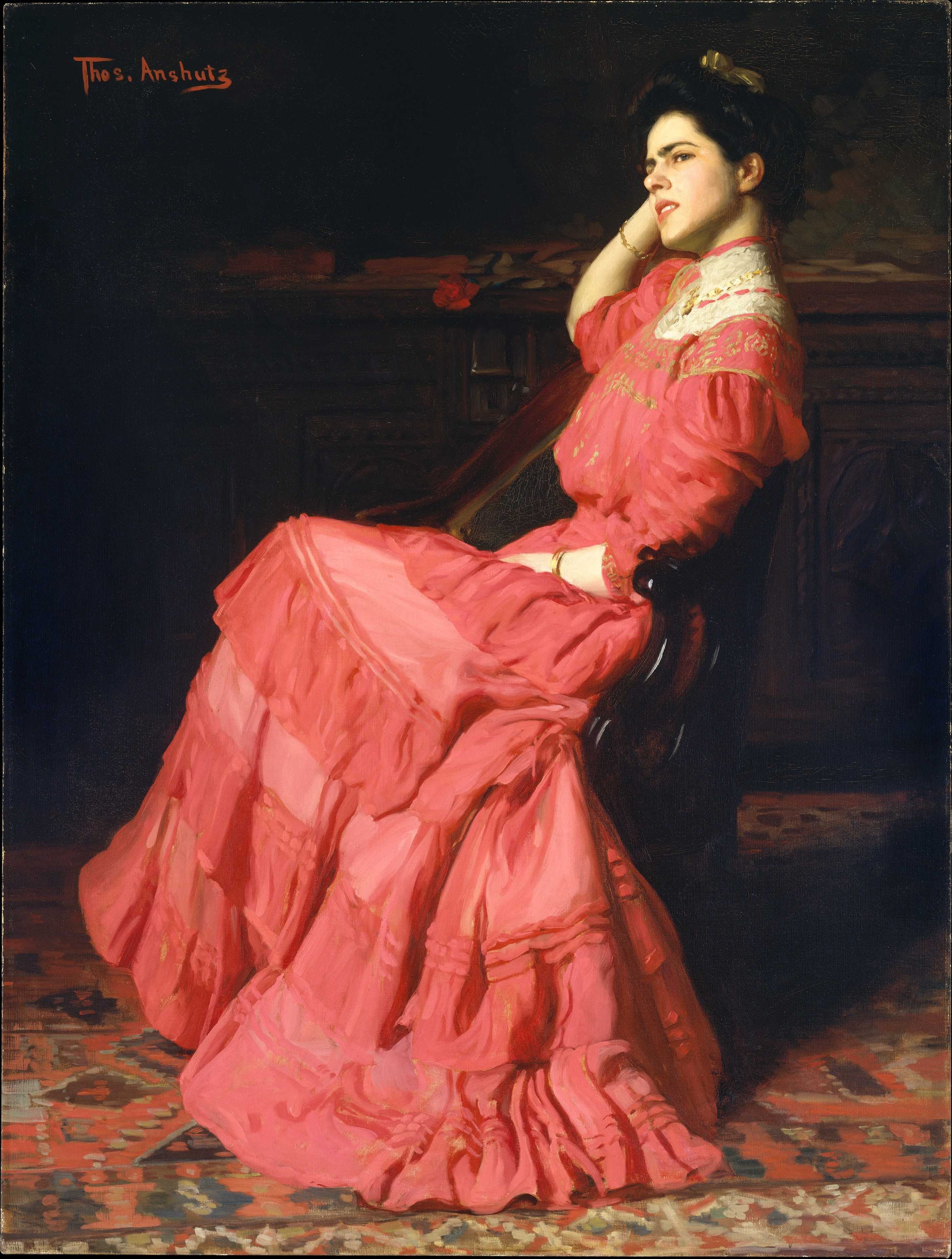 Find out more about Thomas Anshutz - A Rose