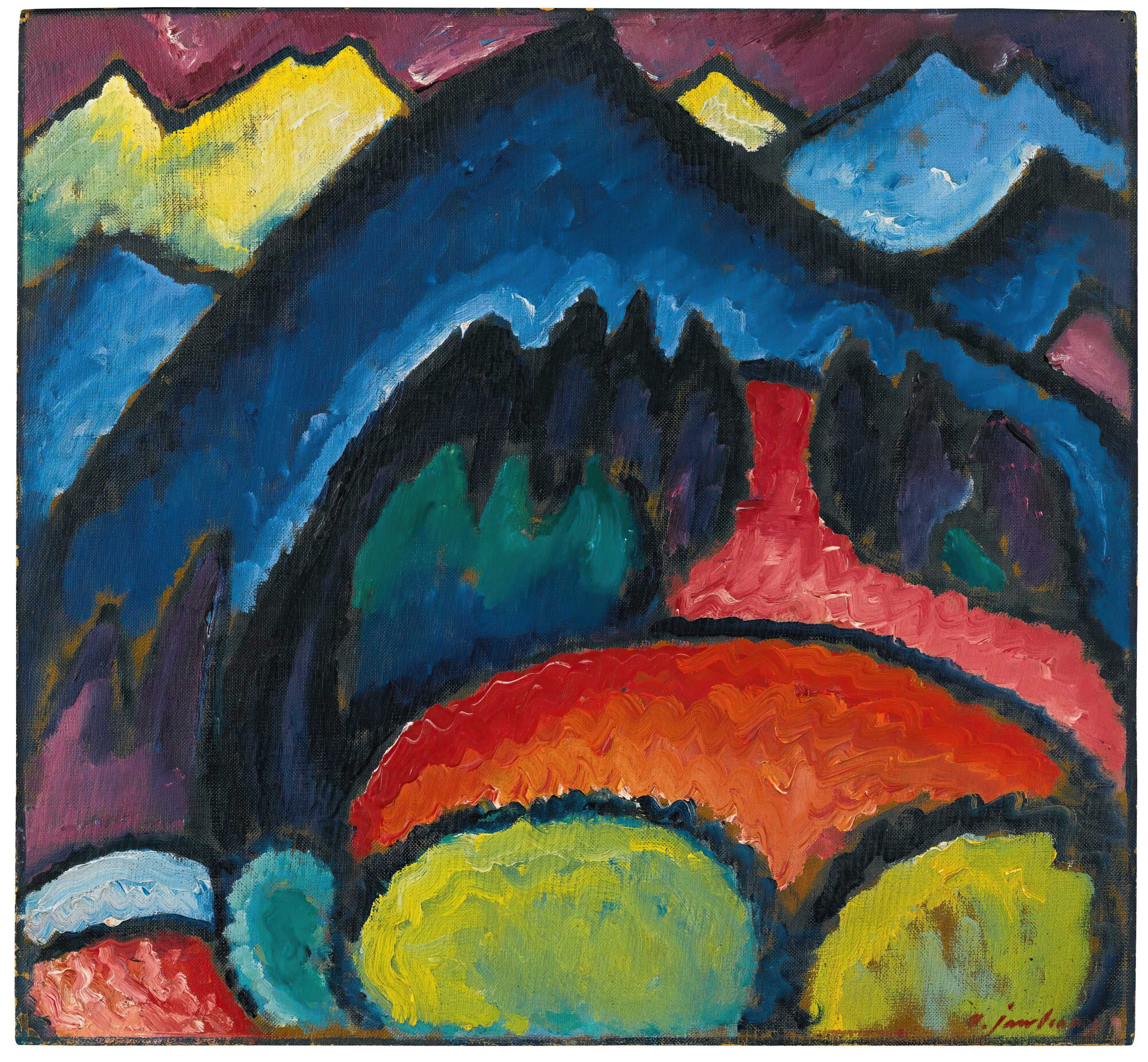 Find out more about Wassily Kandinsky - Lithograph Blue, The Boat