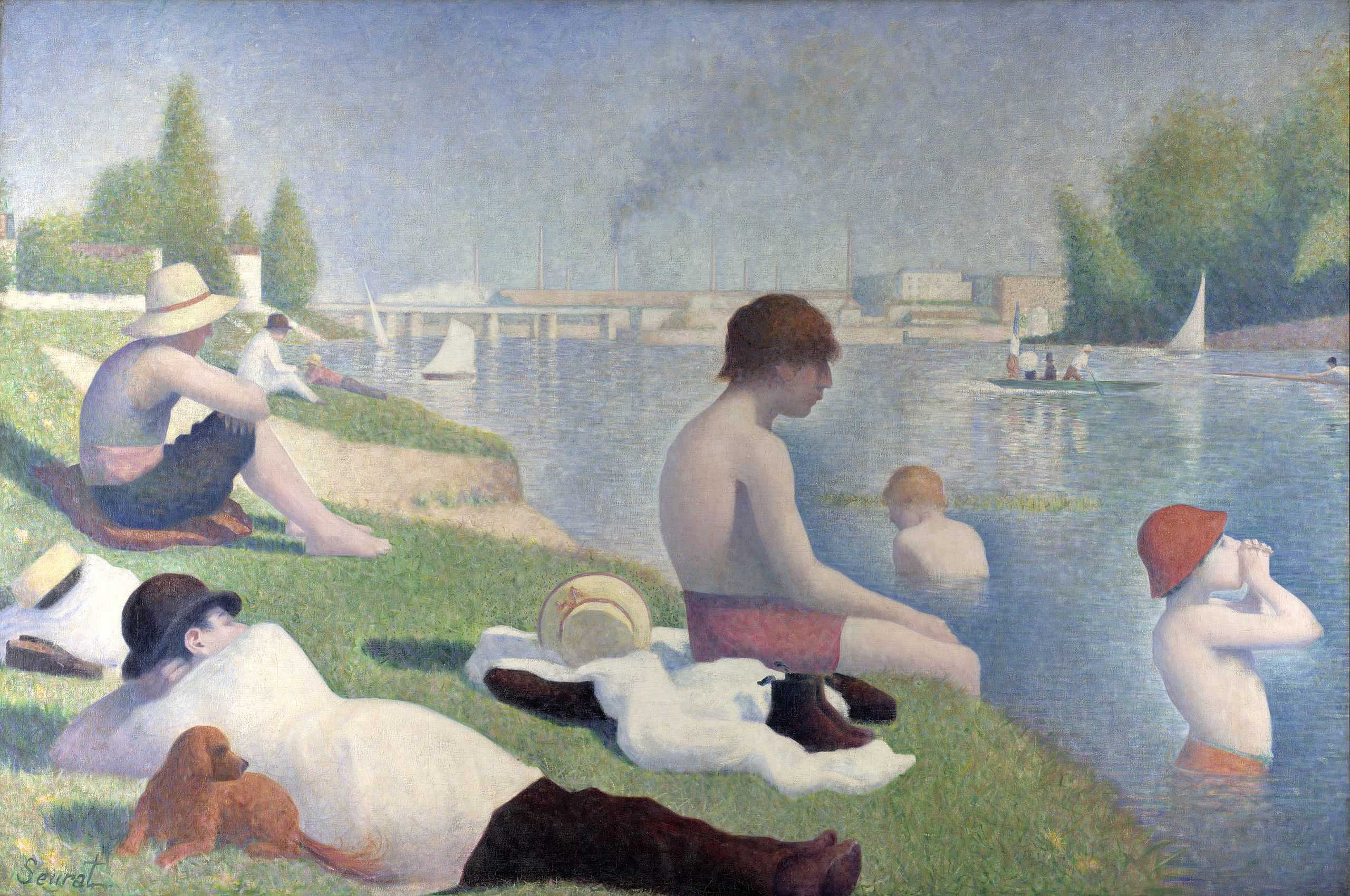 Find out more about Georges Seurat - Bathers at Asnières