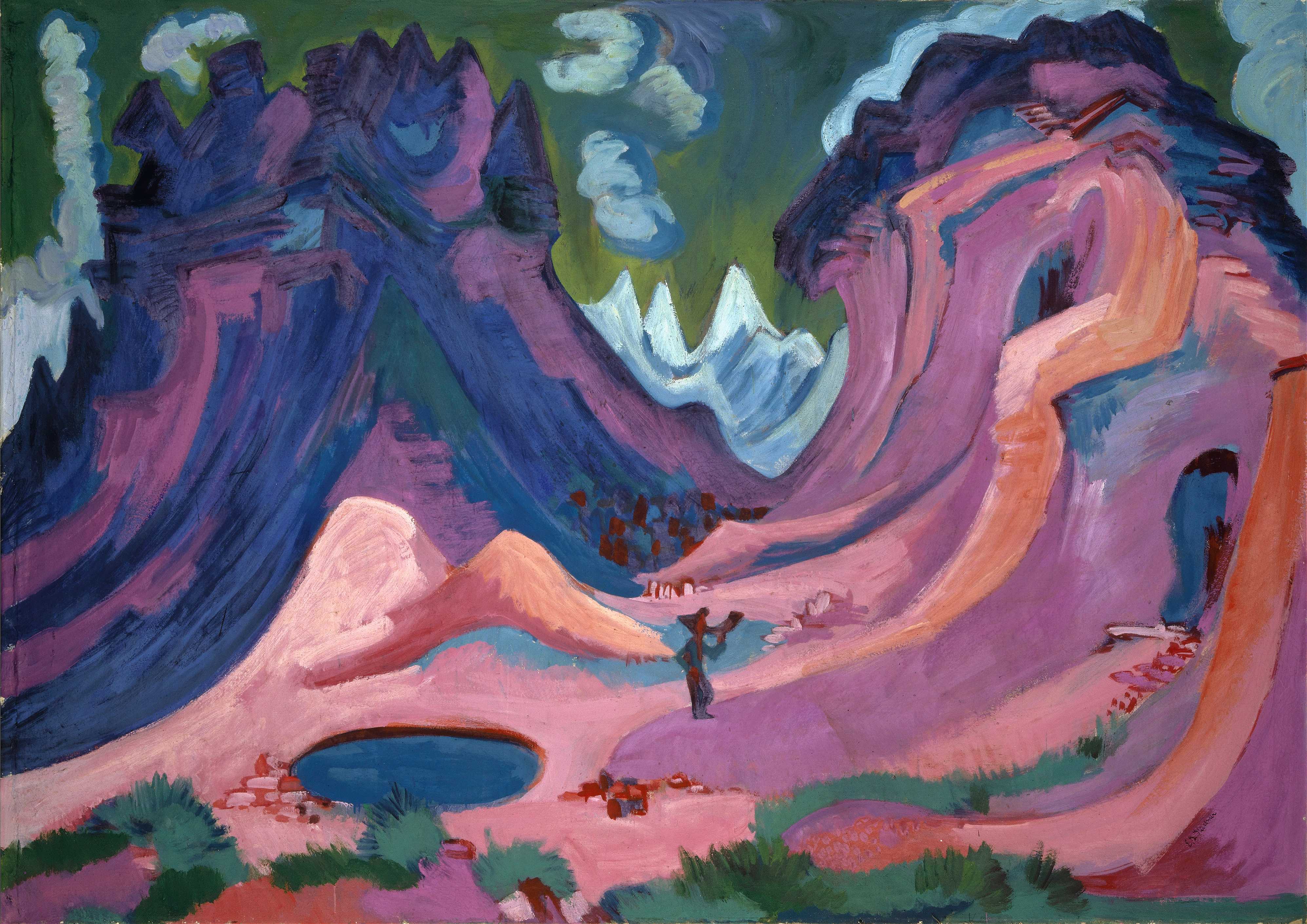 Find out more about Ernst Ludwig Kirchner - Amselfluh