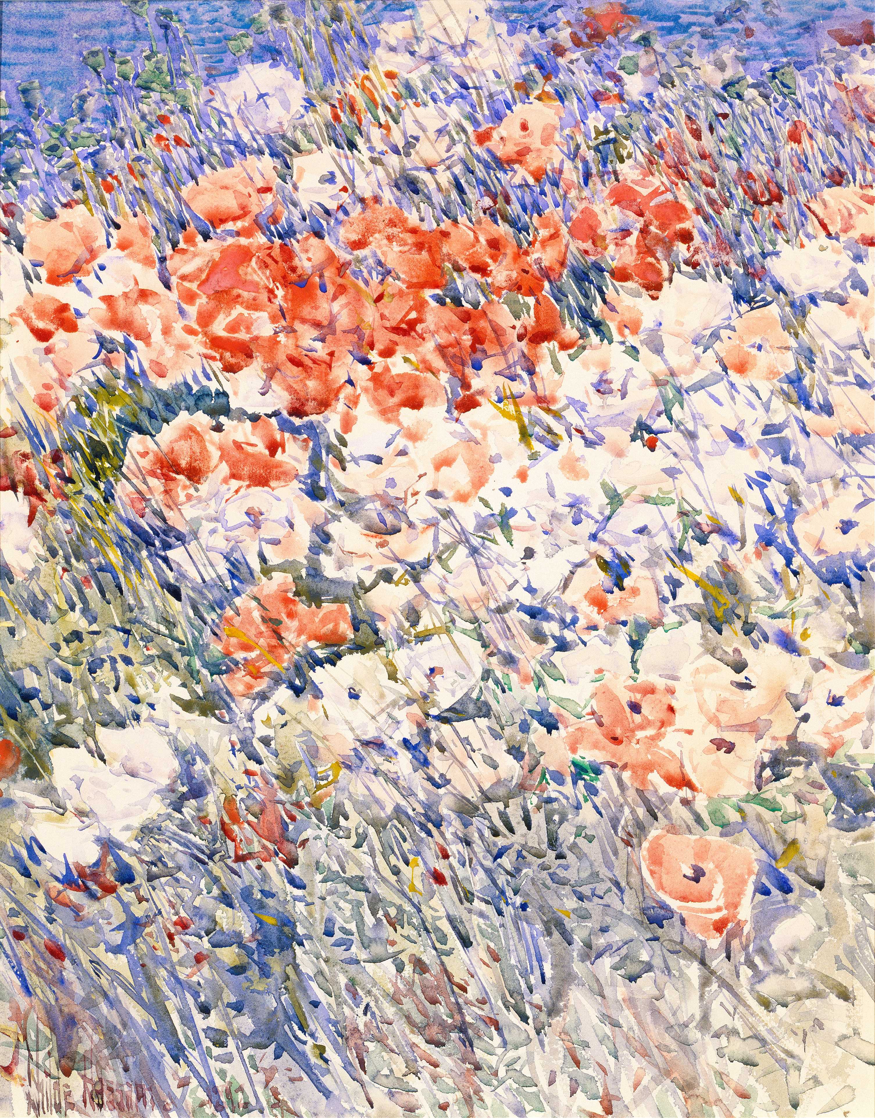 Find out more about Childe Hassam - The Island Garden (1892) Childe Hassam