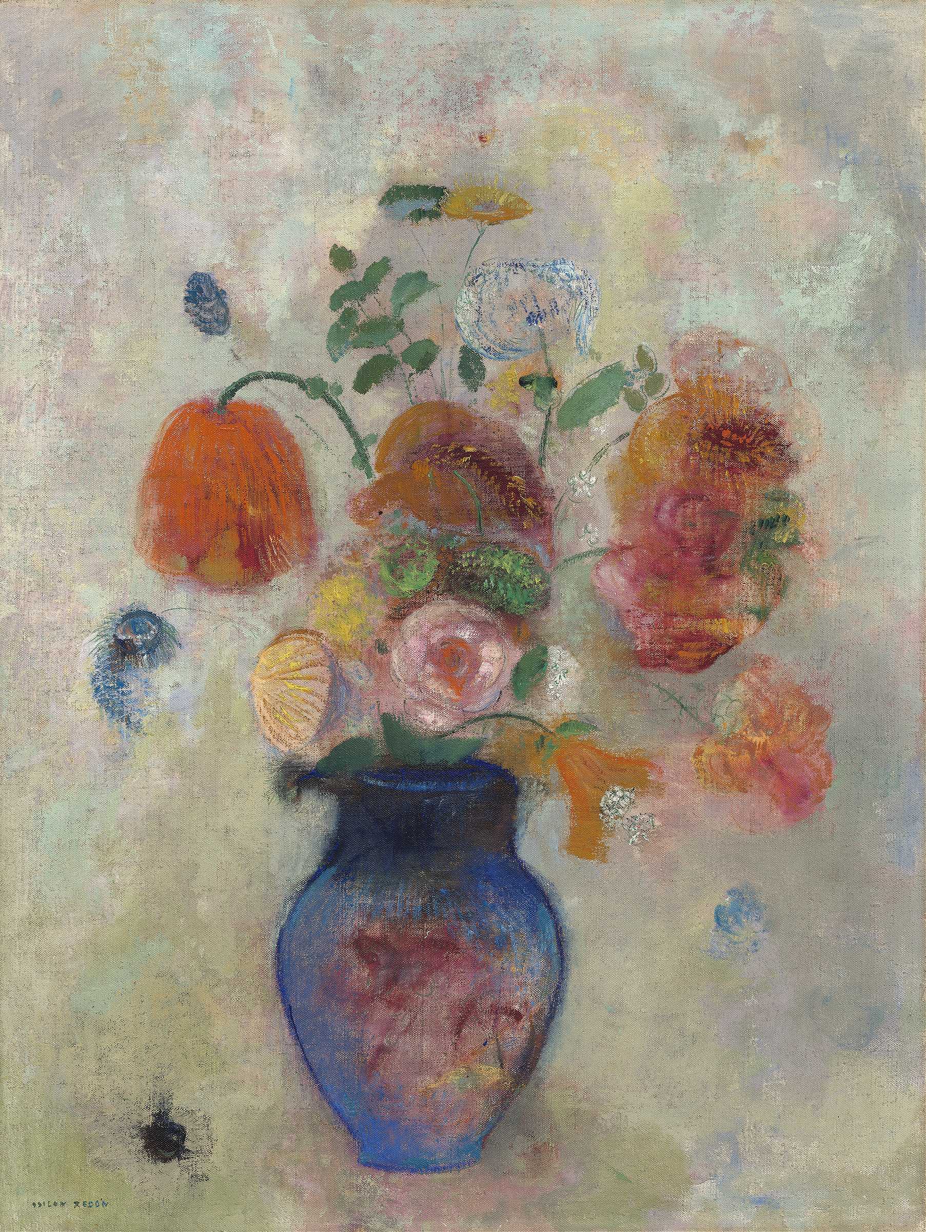 Find out more about Odilon Redon - Large Vase with Flowers