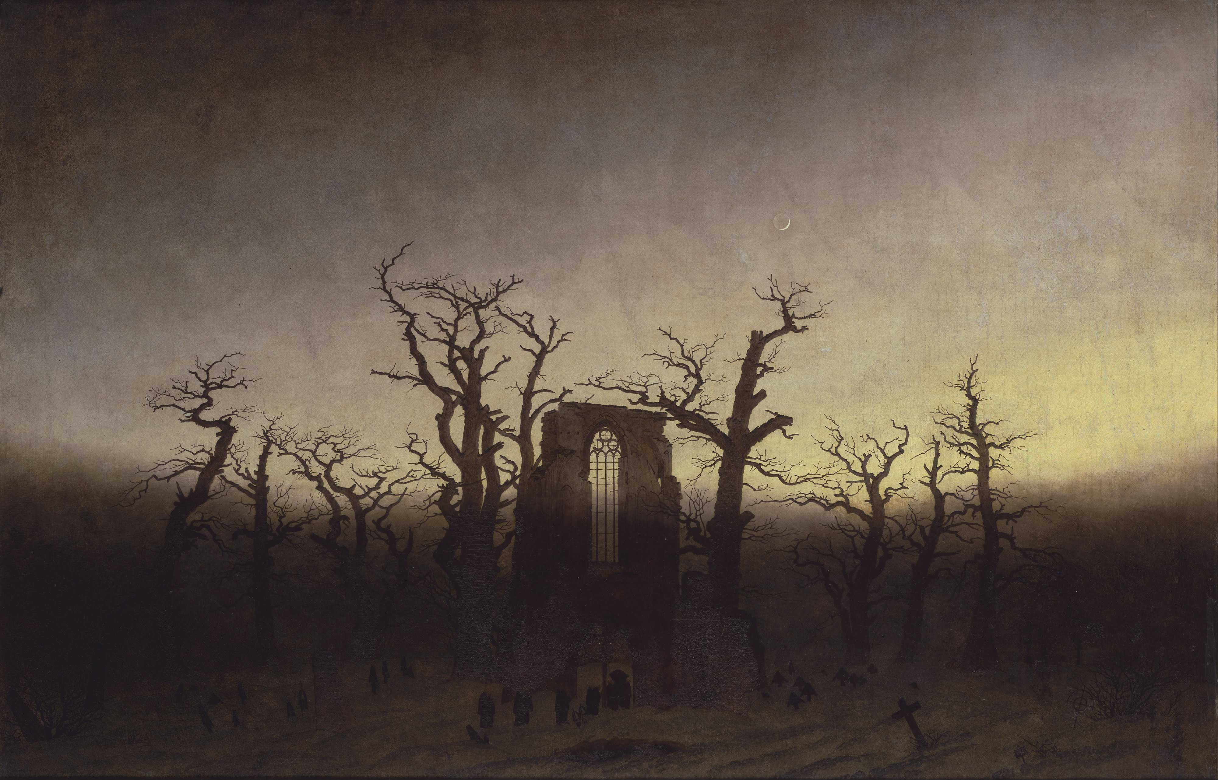 Find out more about Caspar David Friedrich - Abbey among Oak Trees