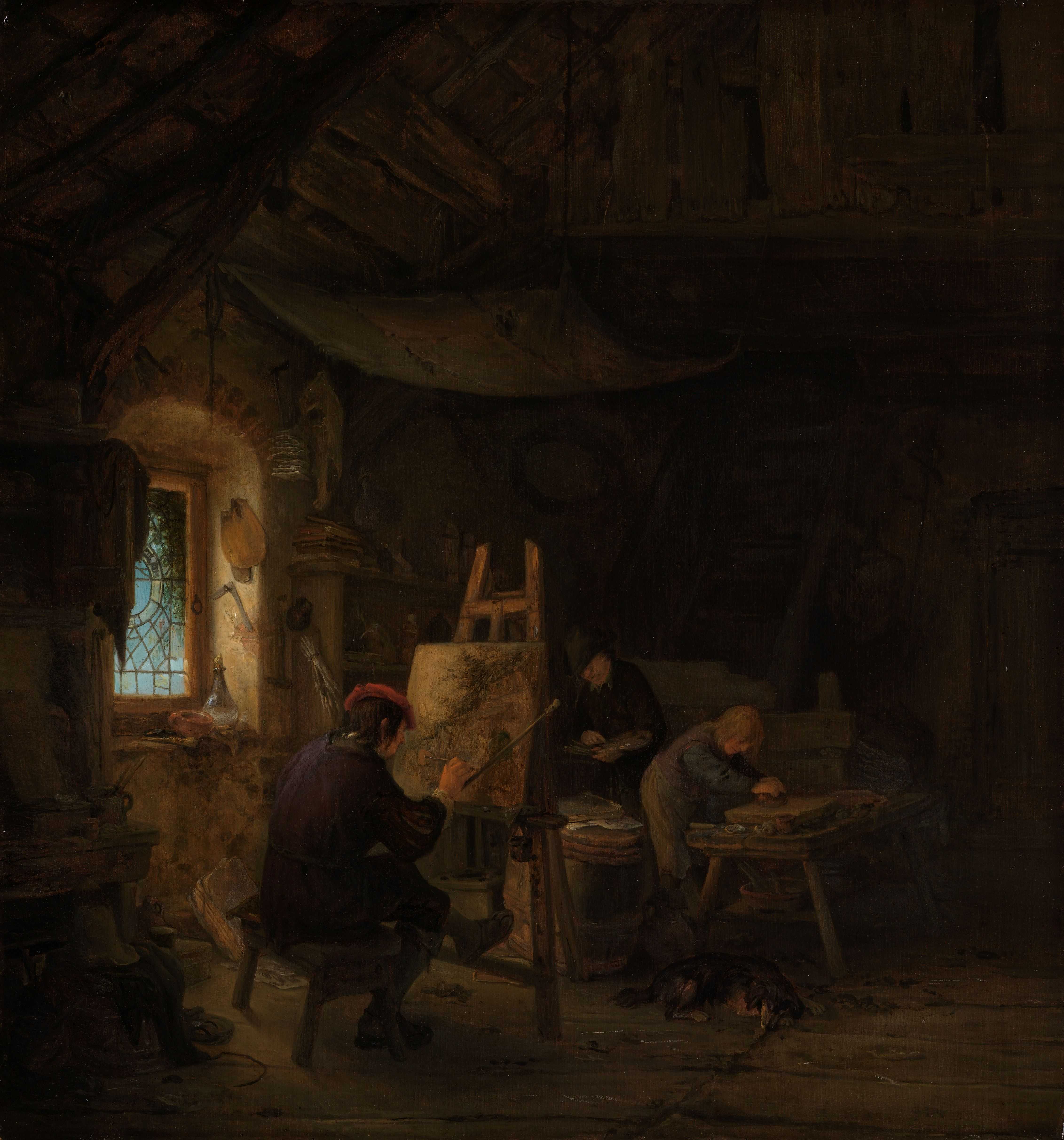 Find out more about Adriaen van Ostade - The Painter’s Studio