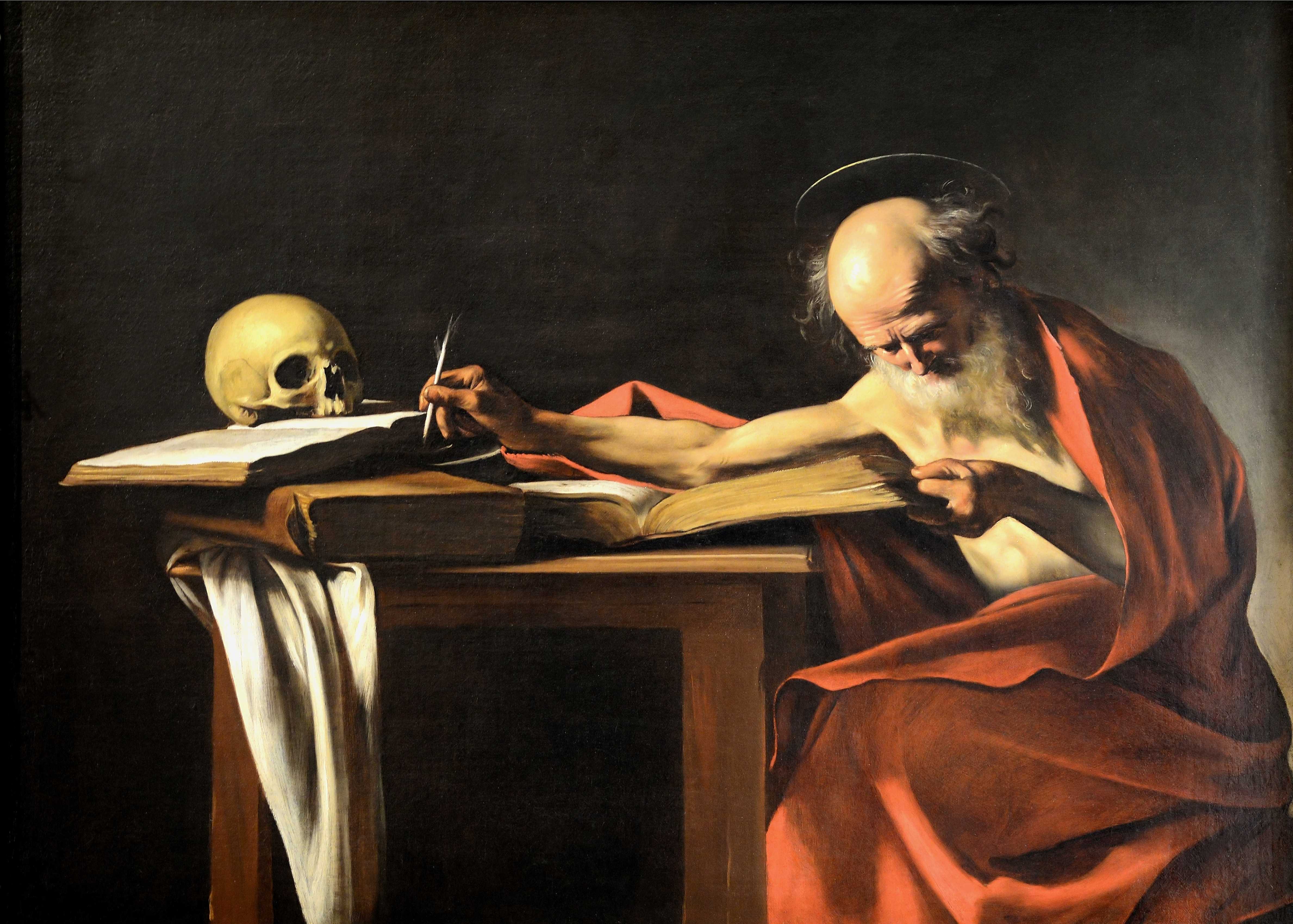 Find out more about Caravaggio - Saint Jerome Writing