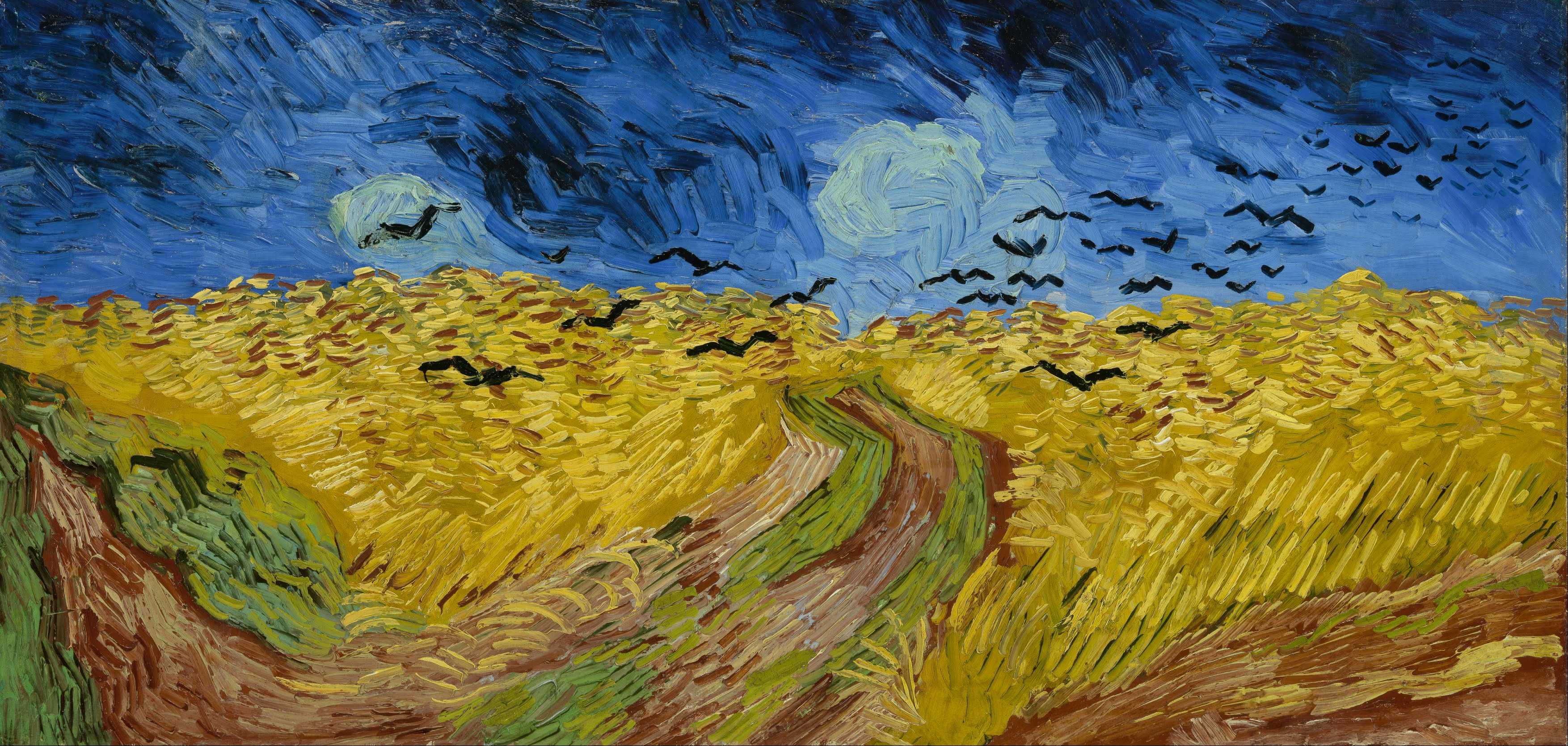Find out more about Vincent van Gogh - Wheatfield with crows