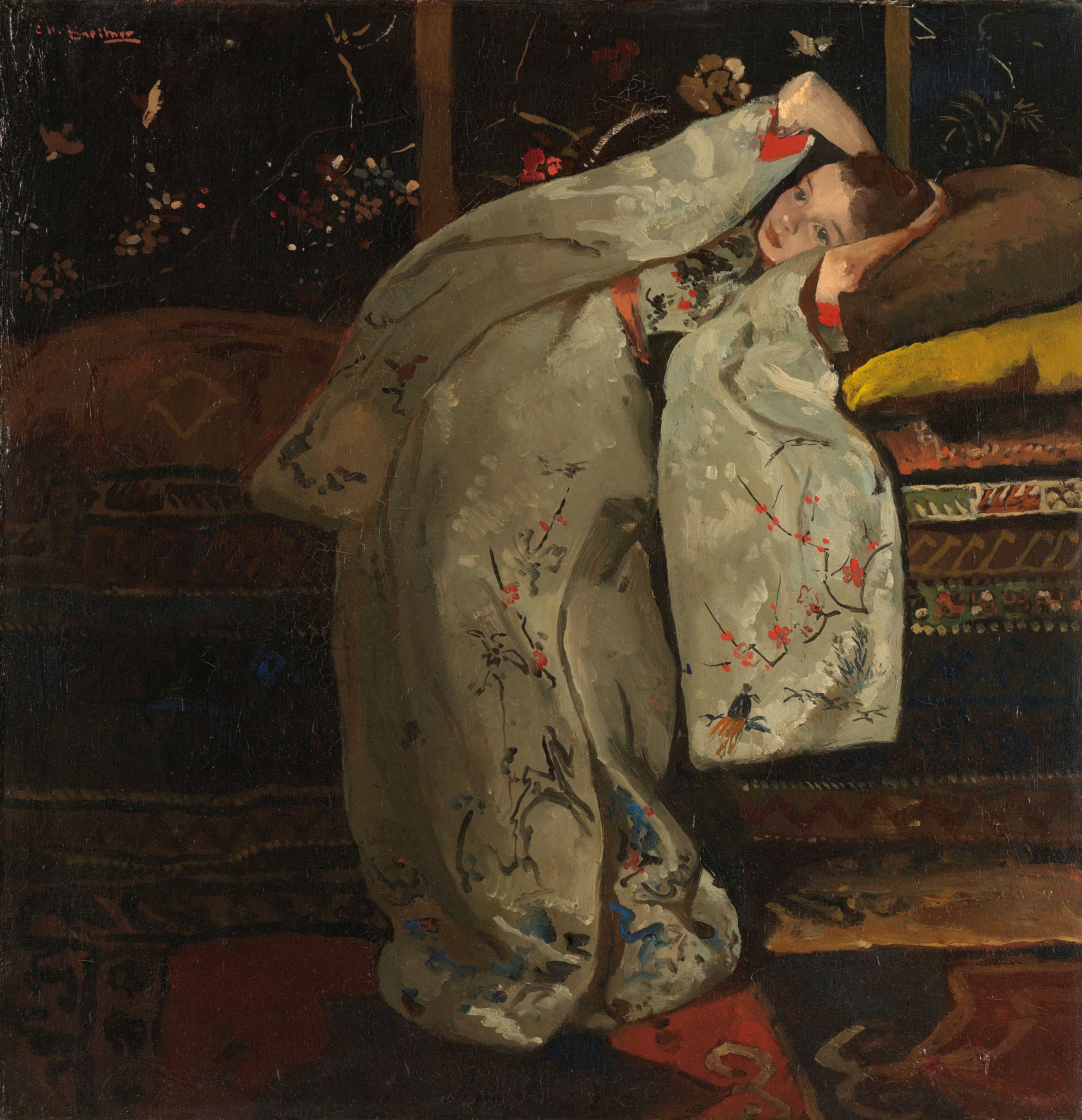 Find out more about George Hendrik Breitner - Girl in a White Kimono