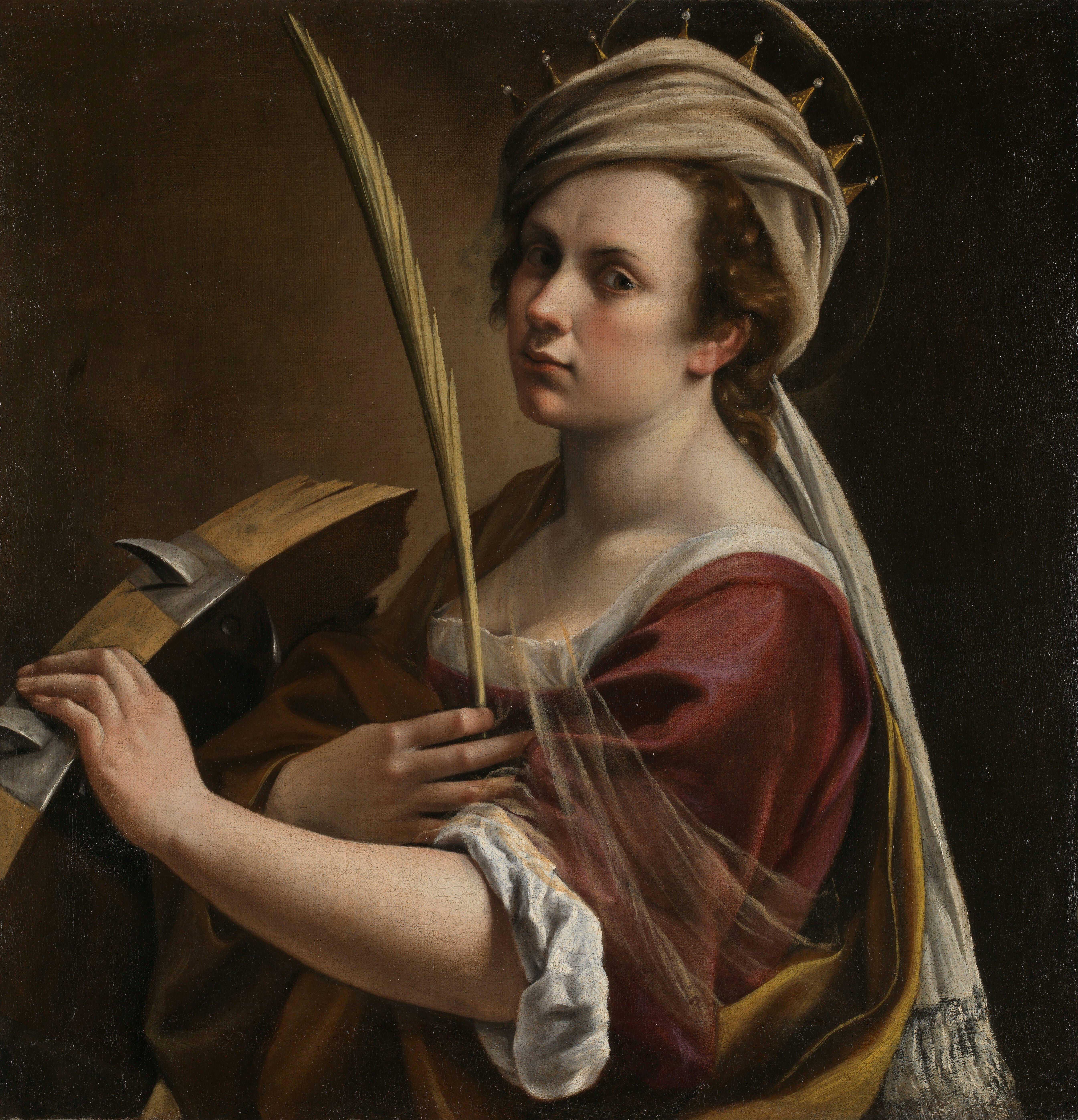 Find out more about Artemisia Gentileschi - Self-Portrait as Saint Catherine of Alexandria