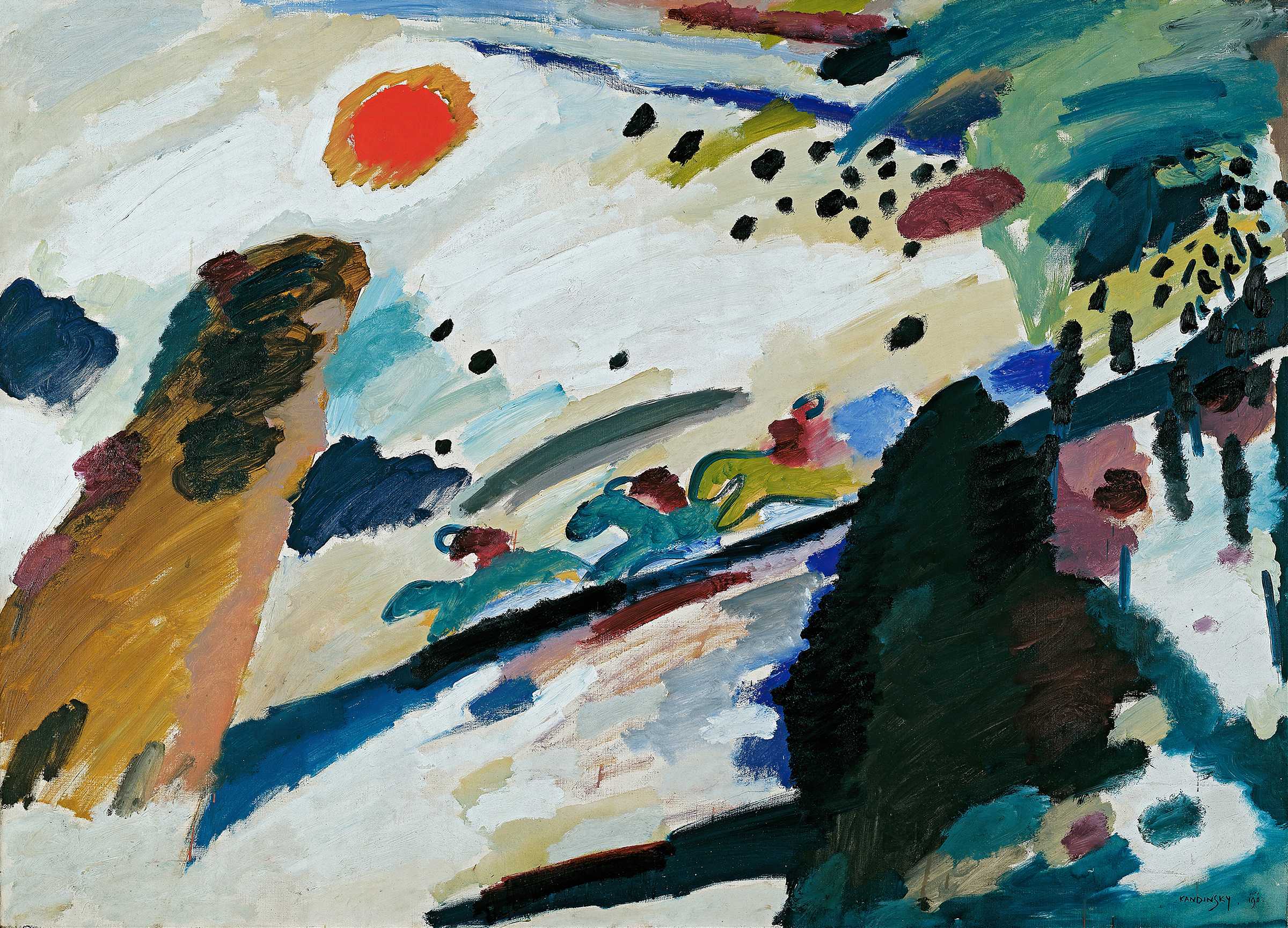 Find out more about Wassily Kandinsky - Romantic Landscape