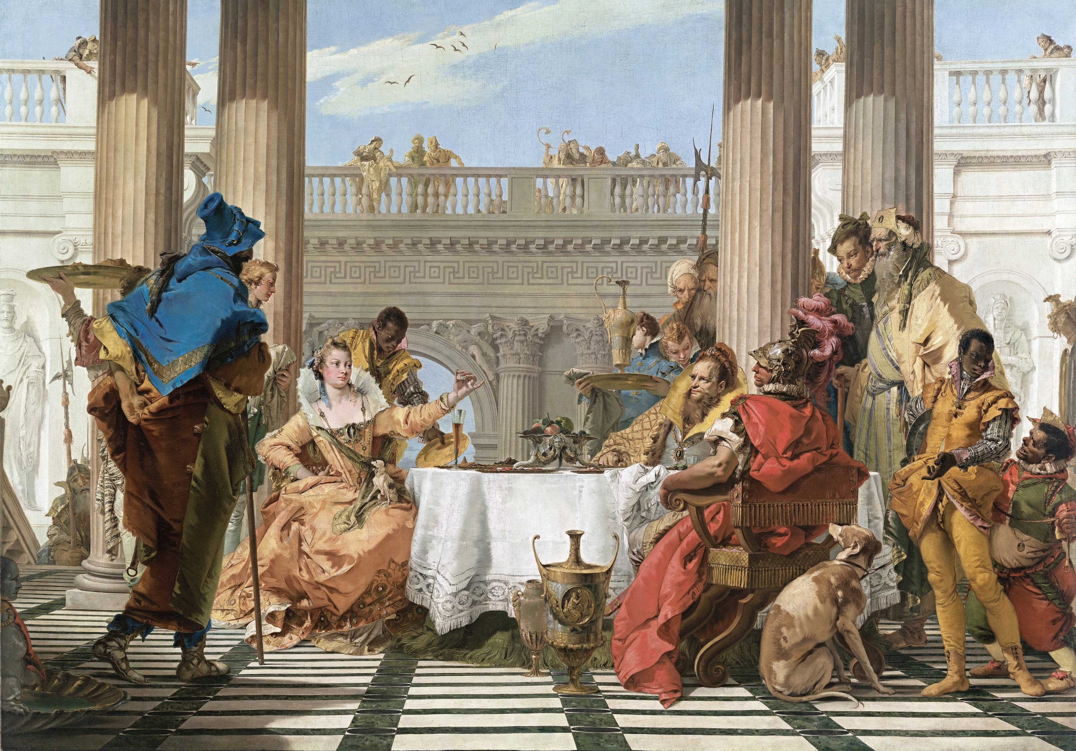 Find out more about Giambattista Tiepolo - The Banquet Of Cleopatra