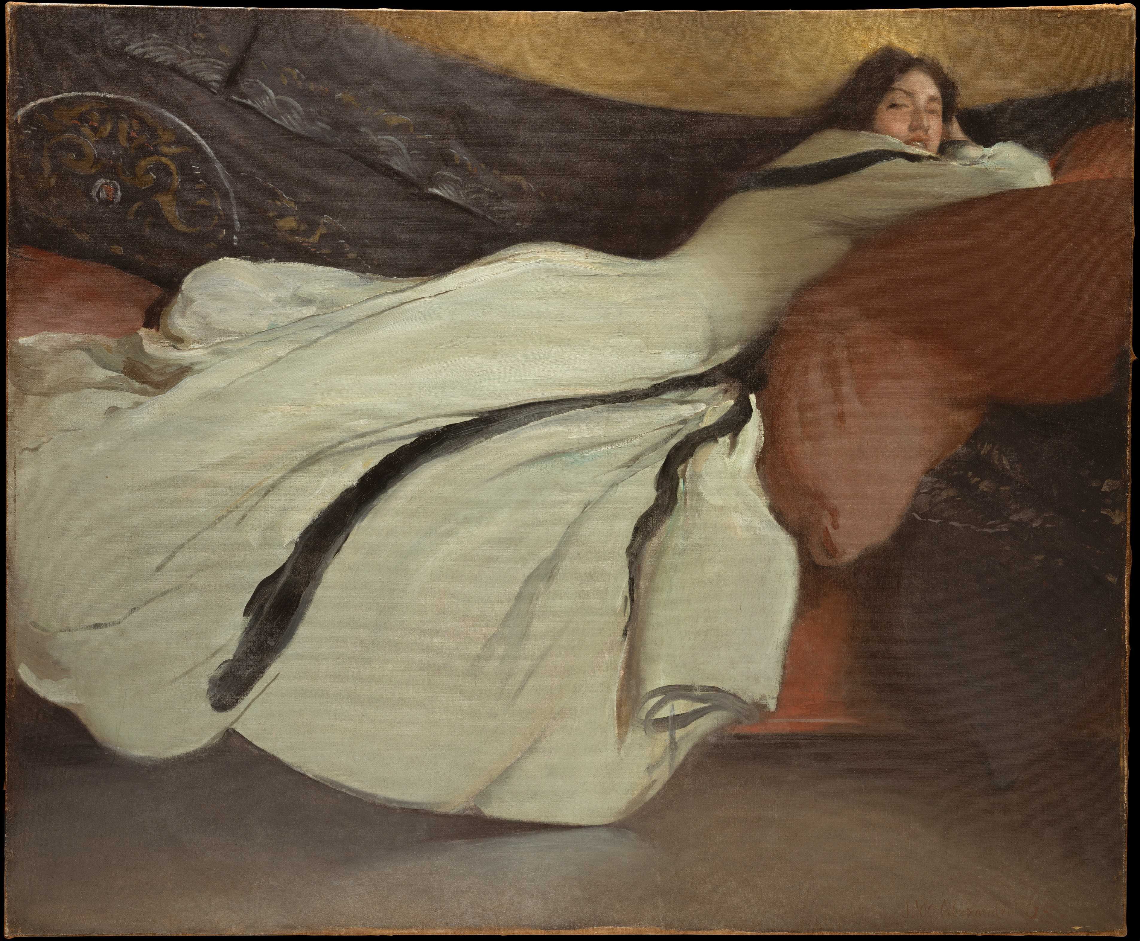 Find out more about John White Alexander - Repose