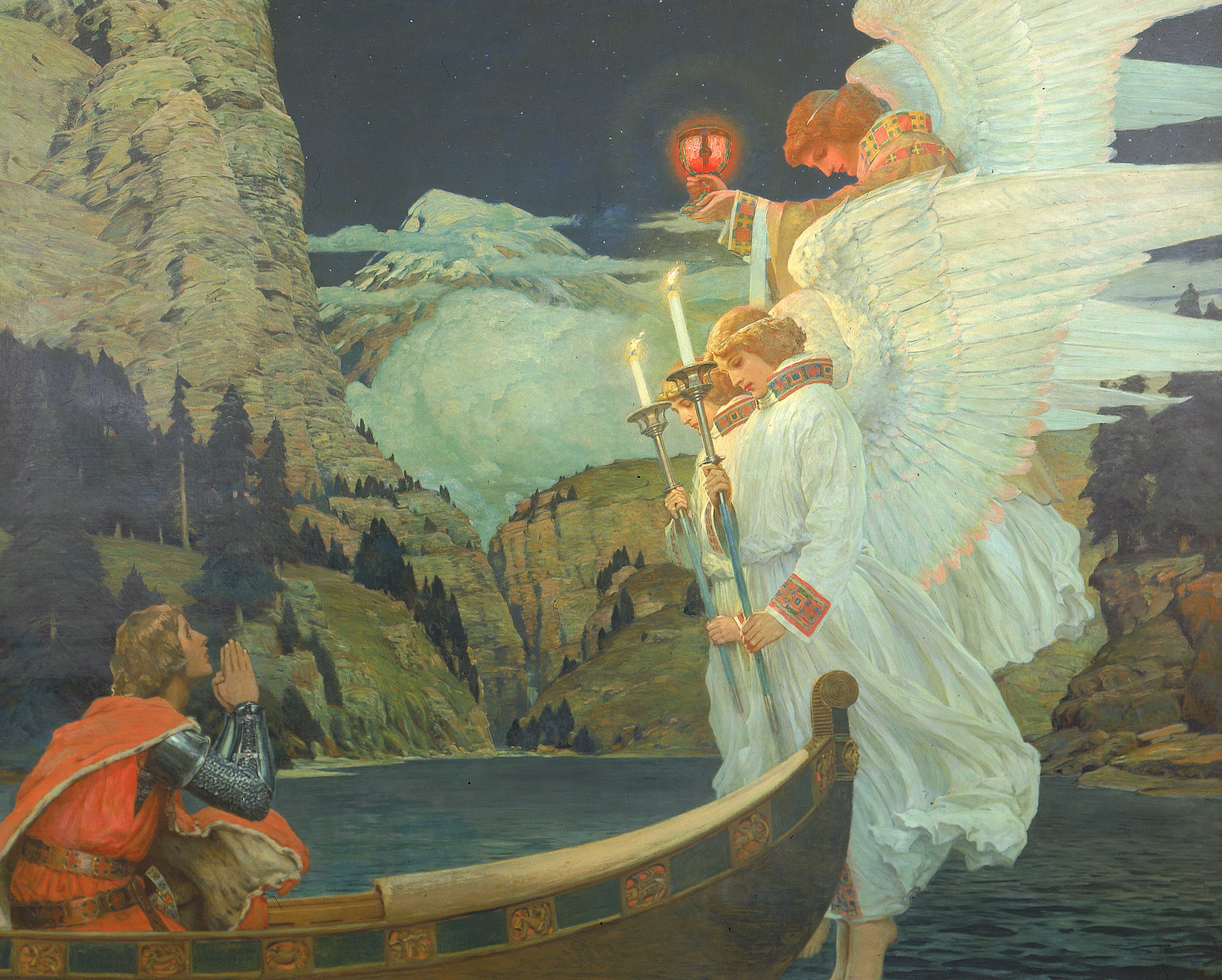 Find out more about Frederick Judd Waugh - The Knight of the Holy Grail