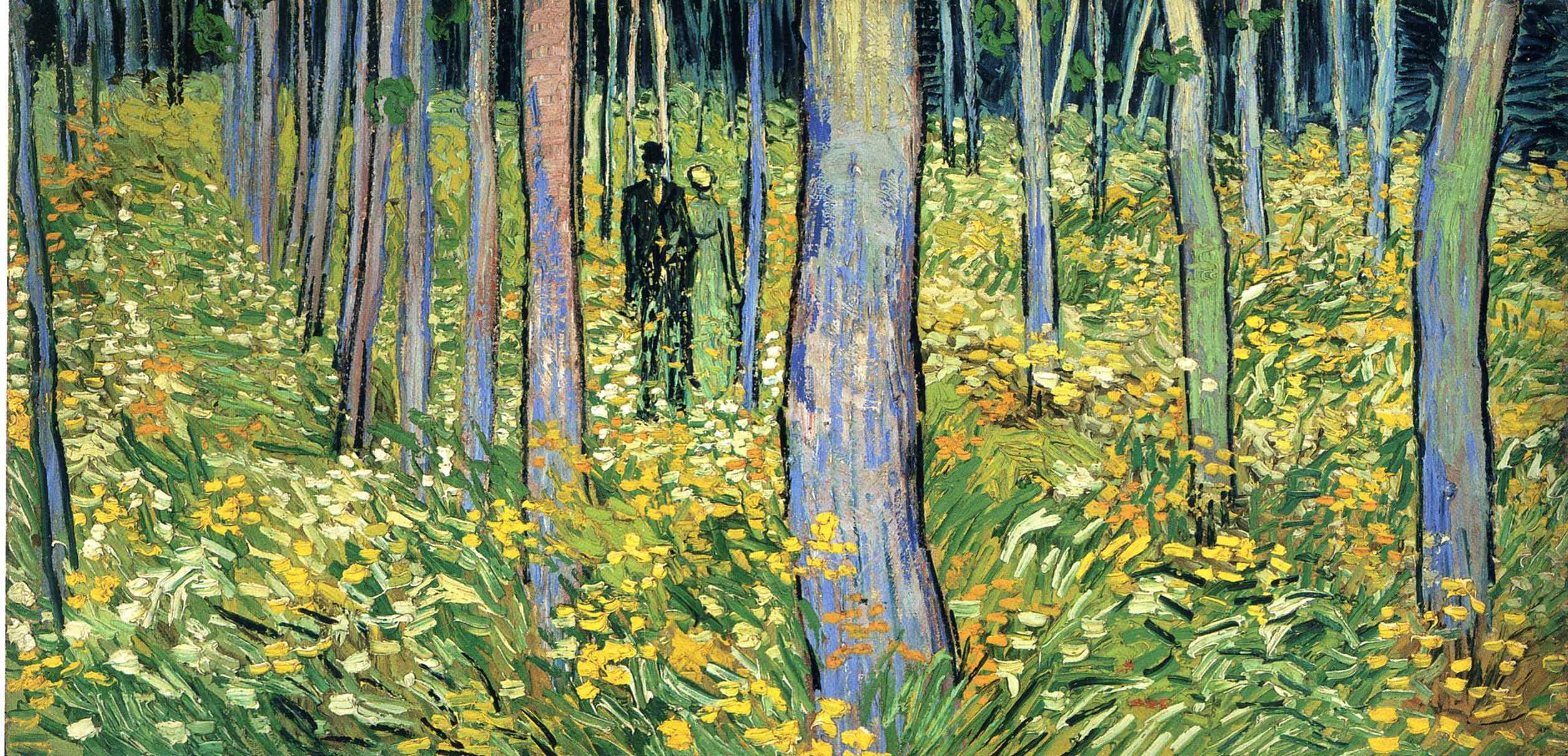 Find out more about Vincent van Gogh - Undergrowth with Two Figures