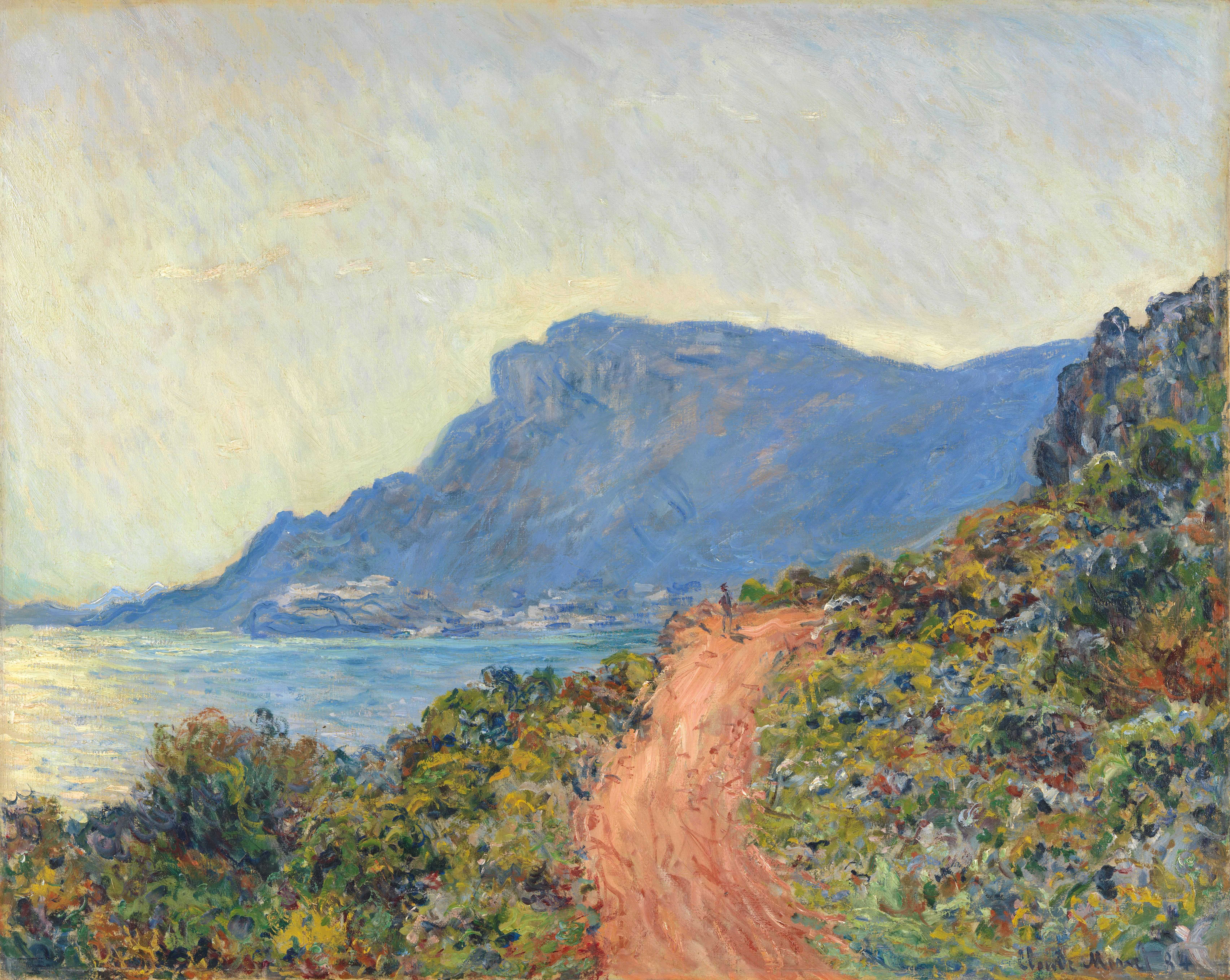 Find out more about Claude Monet - La Corniche near Monaco