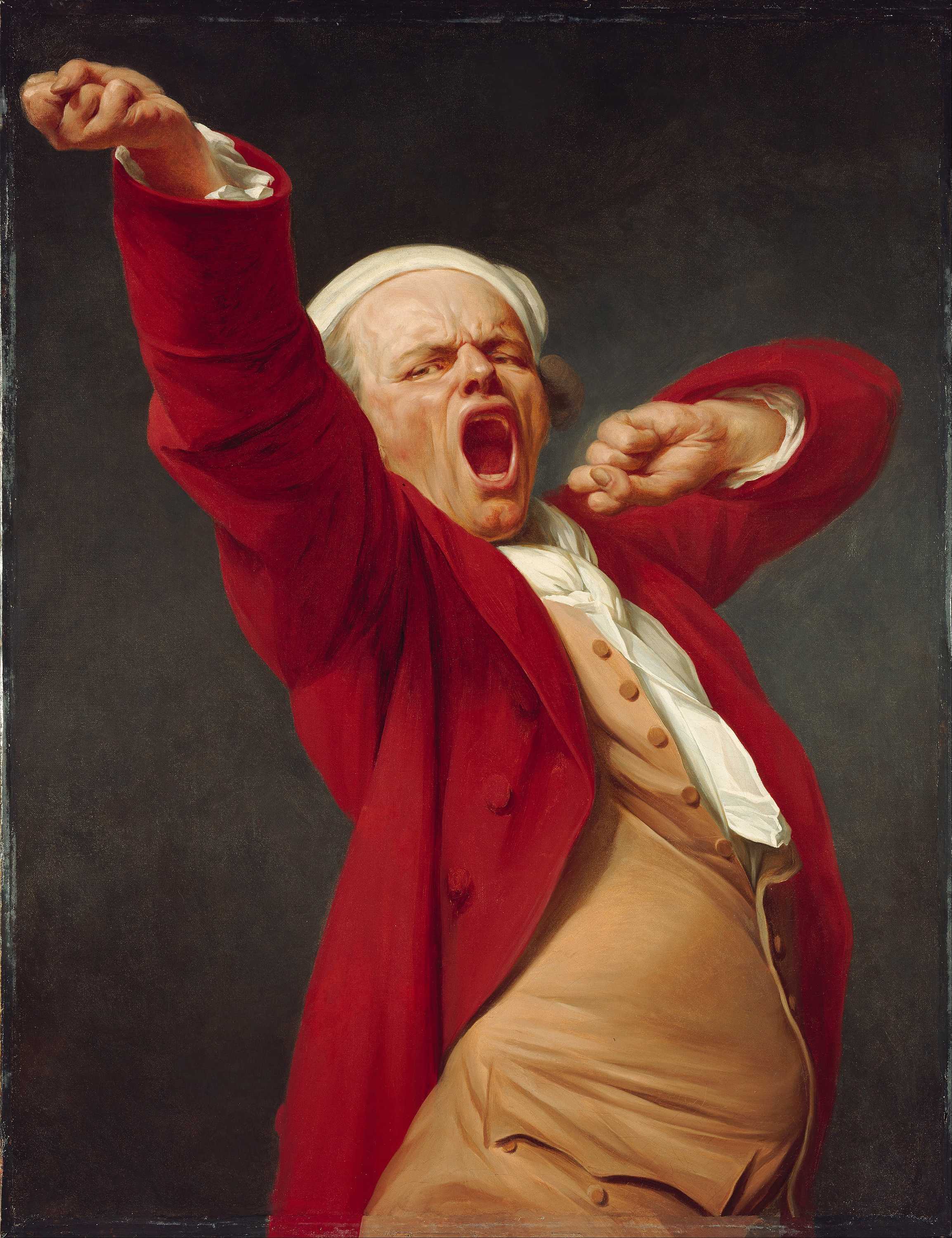 Find out more about Joseph Ducreux - Self-Portrait, Yawning