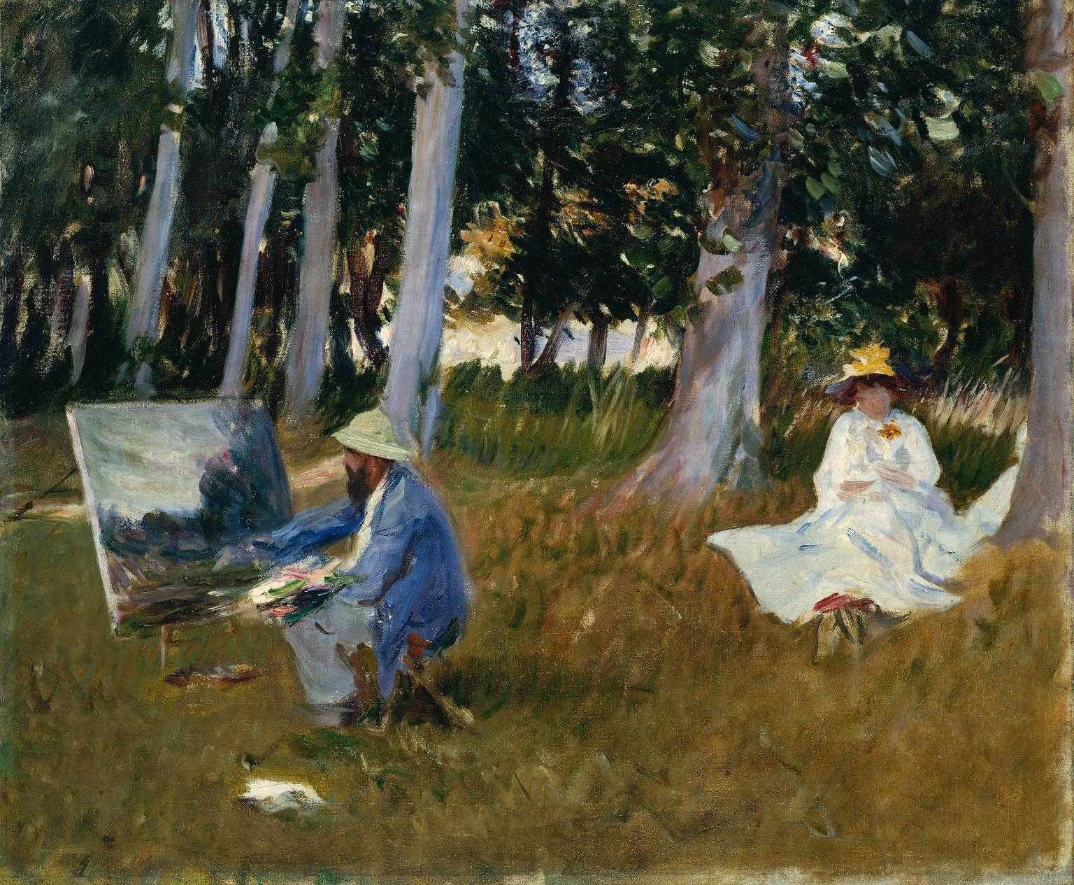 Find out more about John Singer Sargent - Claude Monet Painting by the Edge of a Wood