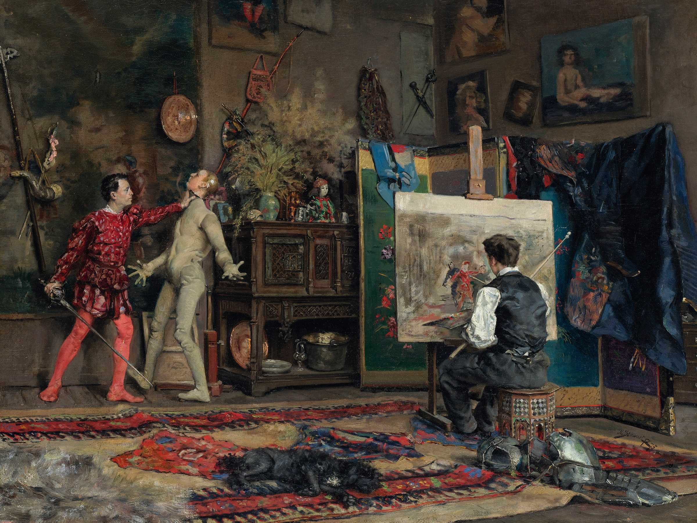 Find out more about Julius Leblanc Stewart - In The Artist’s Studio