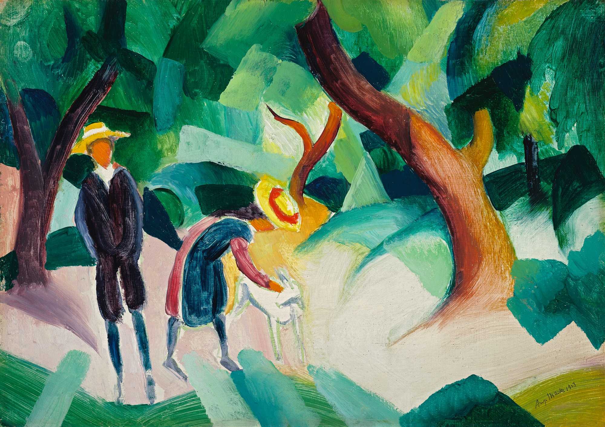 Find out more about August Macke - Children with a Goat