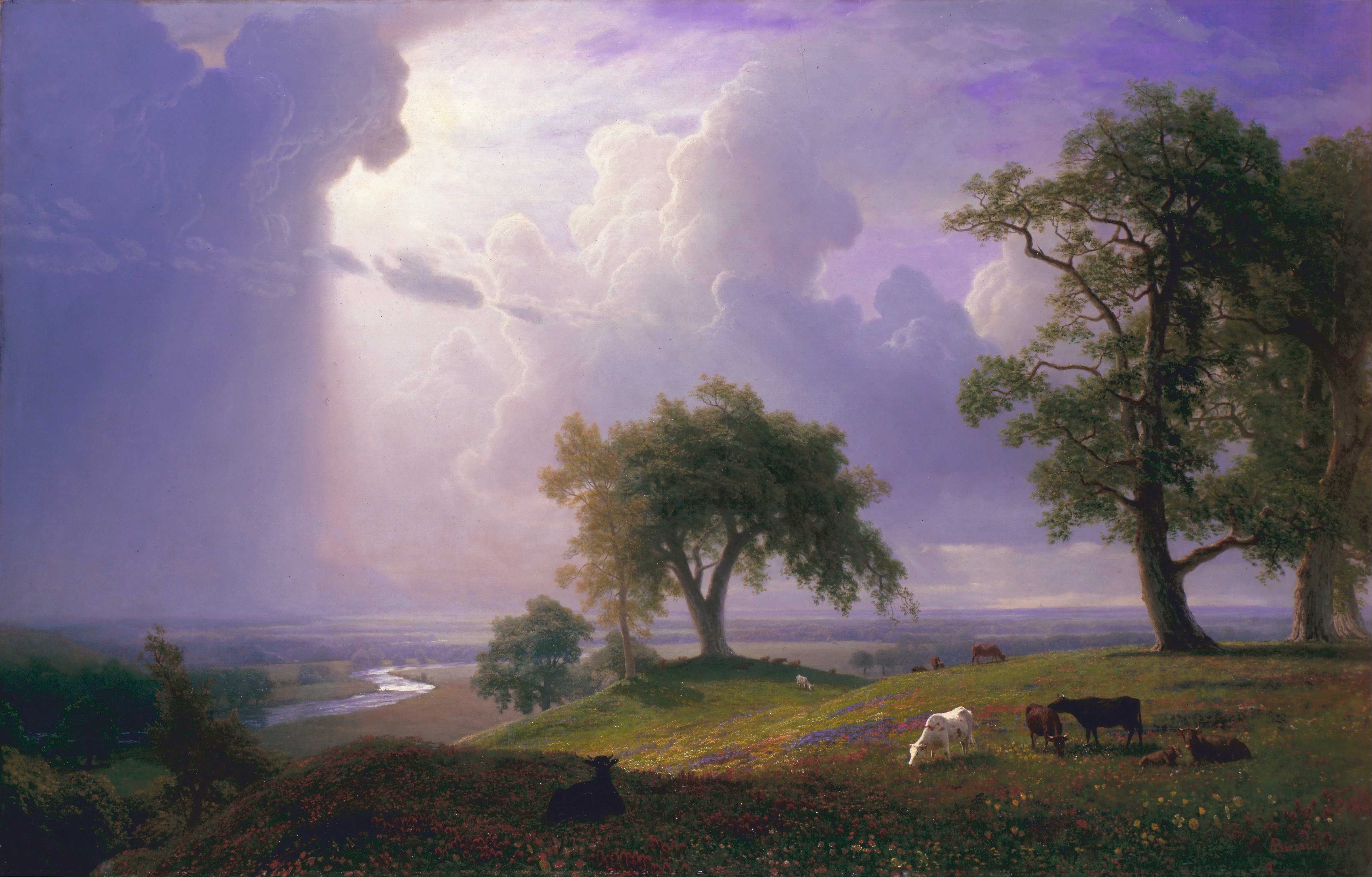 Find out more about Albert Bierstadt - California Spring