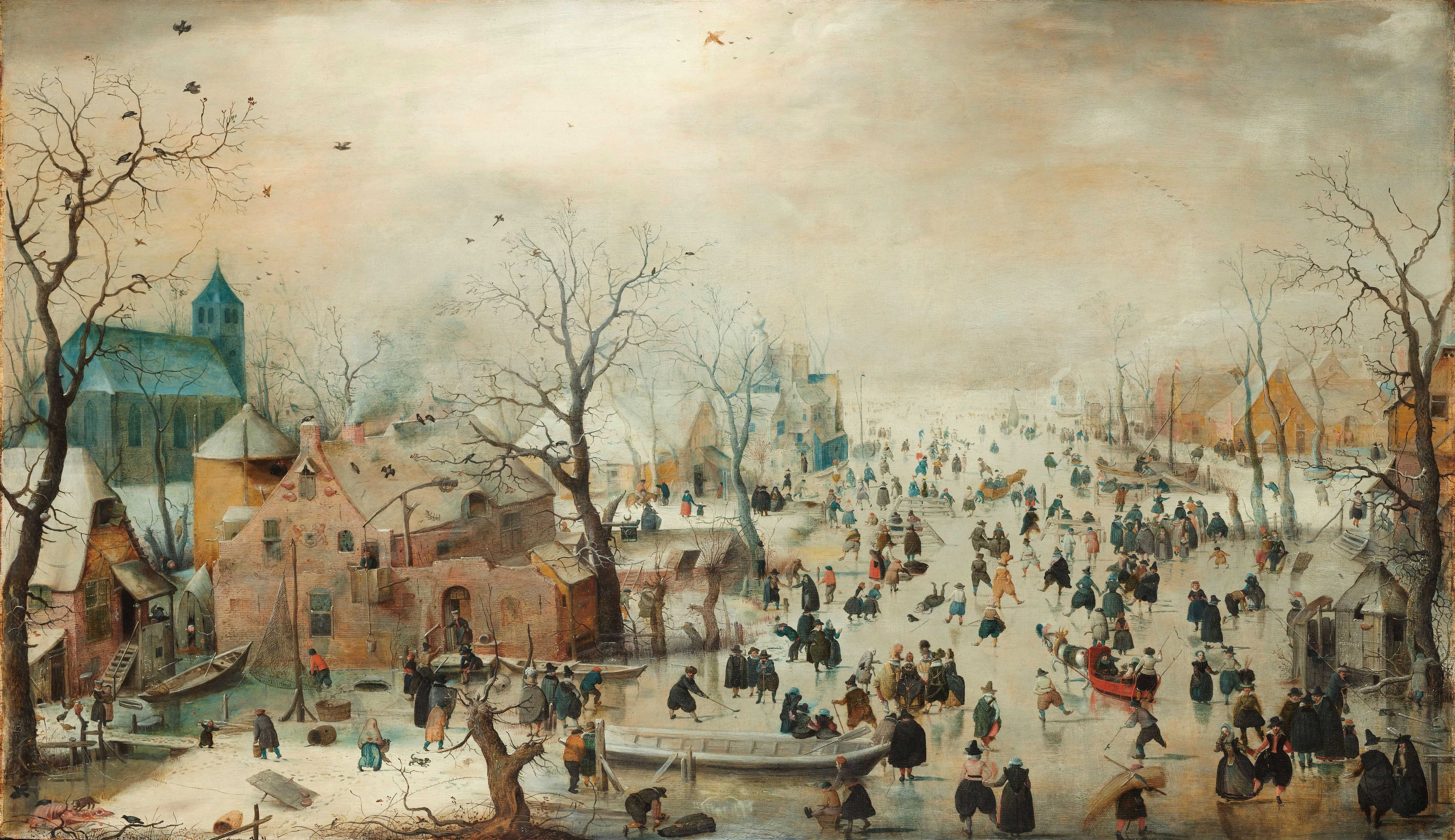 Find out more about Hendrick Avercamp - Winter Landscape with Ice Skaters