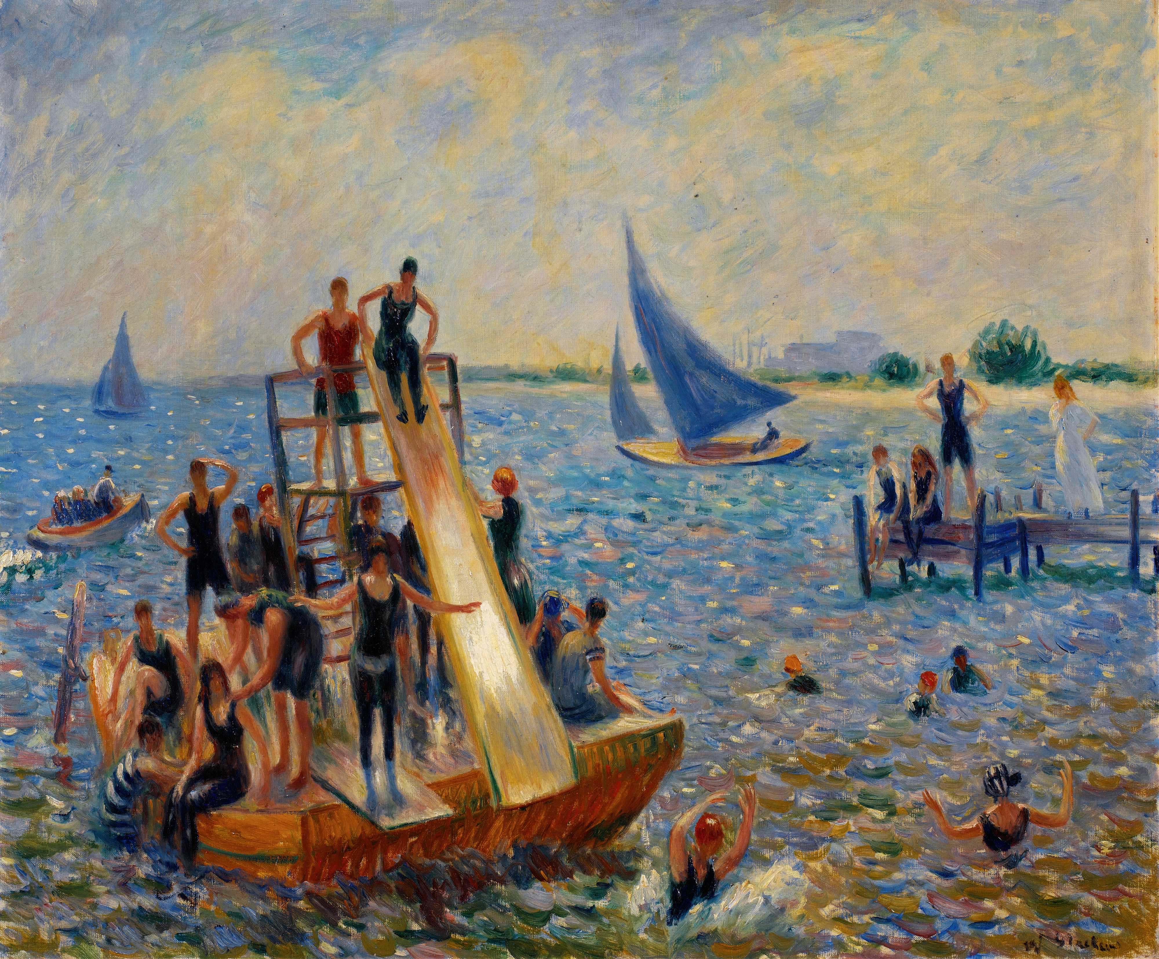 Find out more about William James Glackens - The Raft