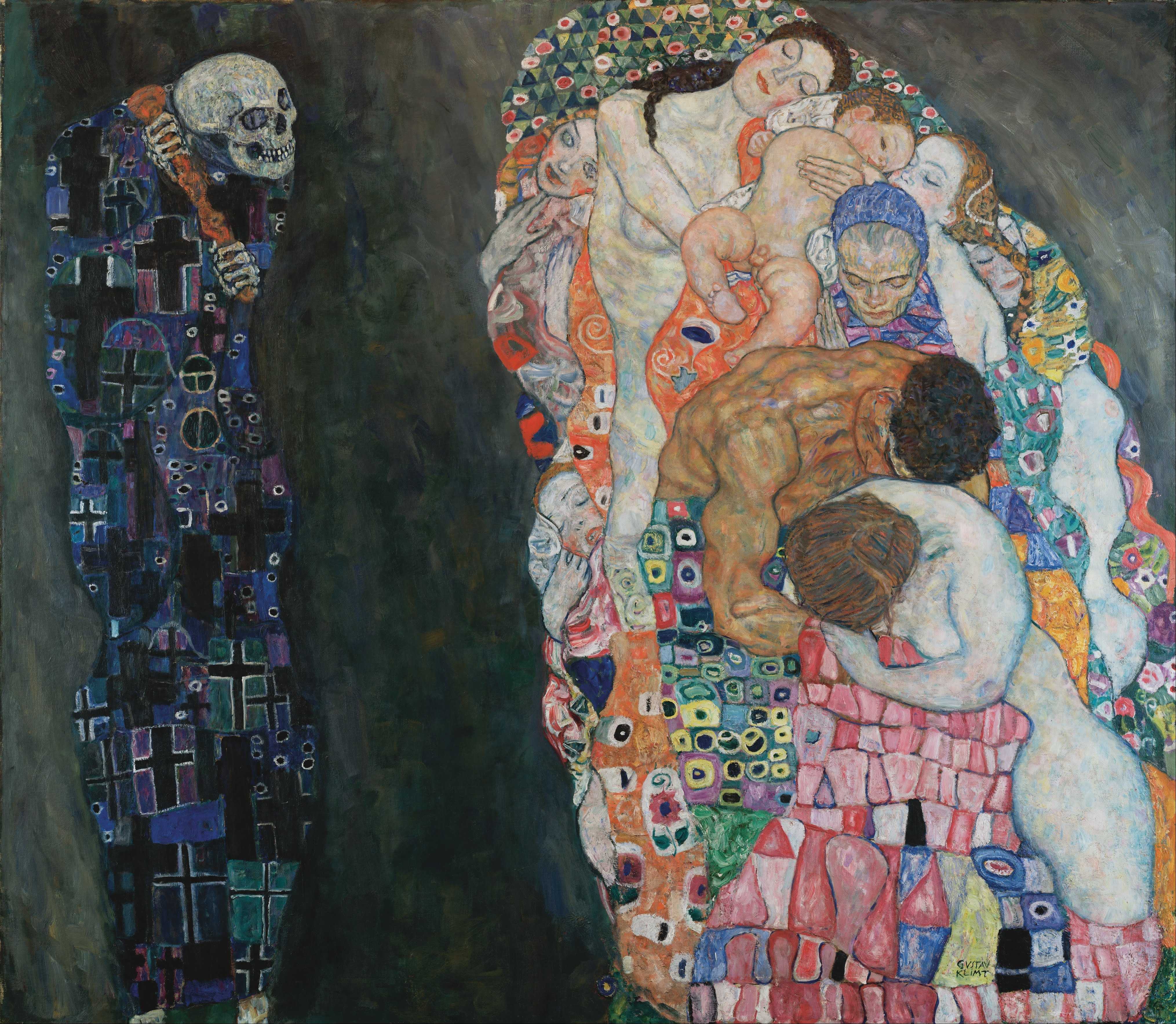Find out more about Gustav Klimt - Death and Life  (Austrian, 1862-1918)