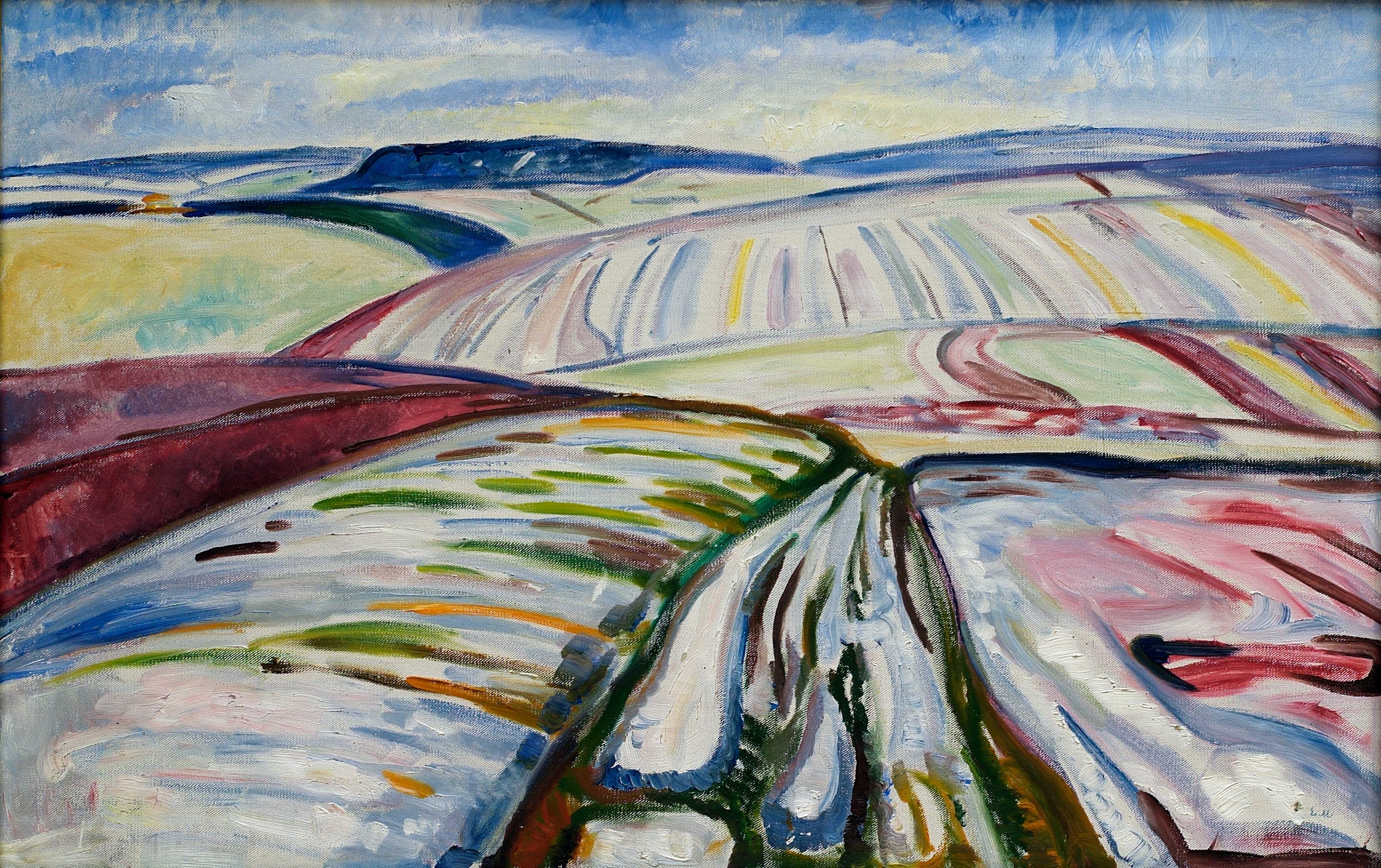 Find out more about Edvard Munch - Field in Snow