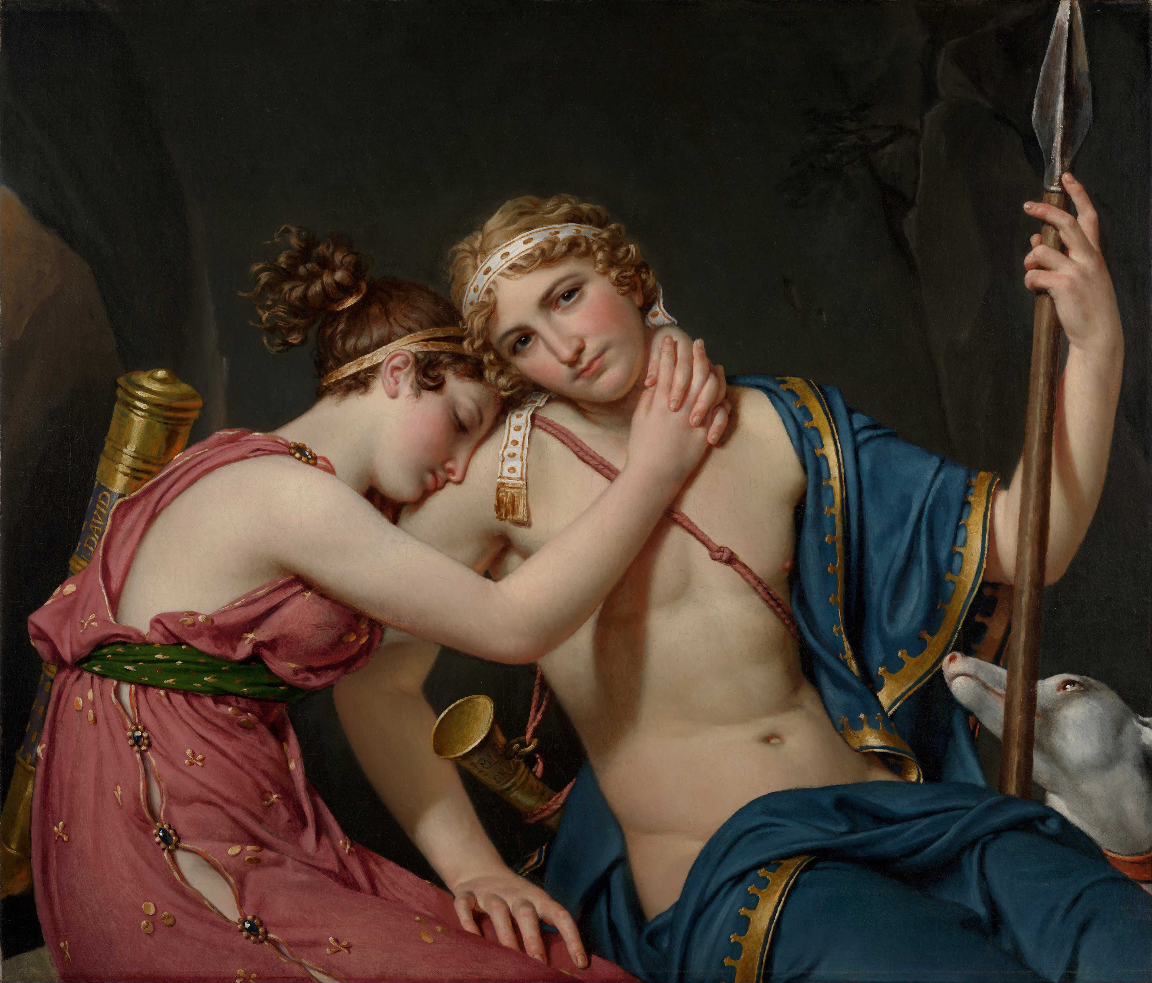 Find out more about Jacques Louis David - The Farewell of Telemachus and Eucharis