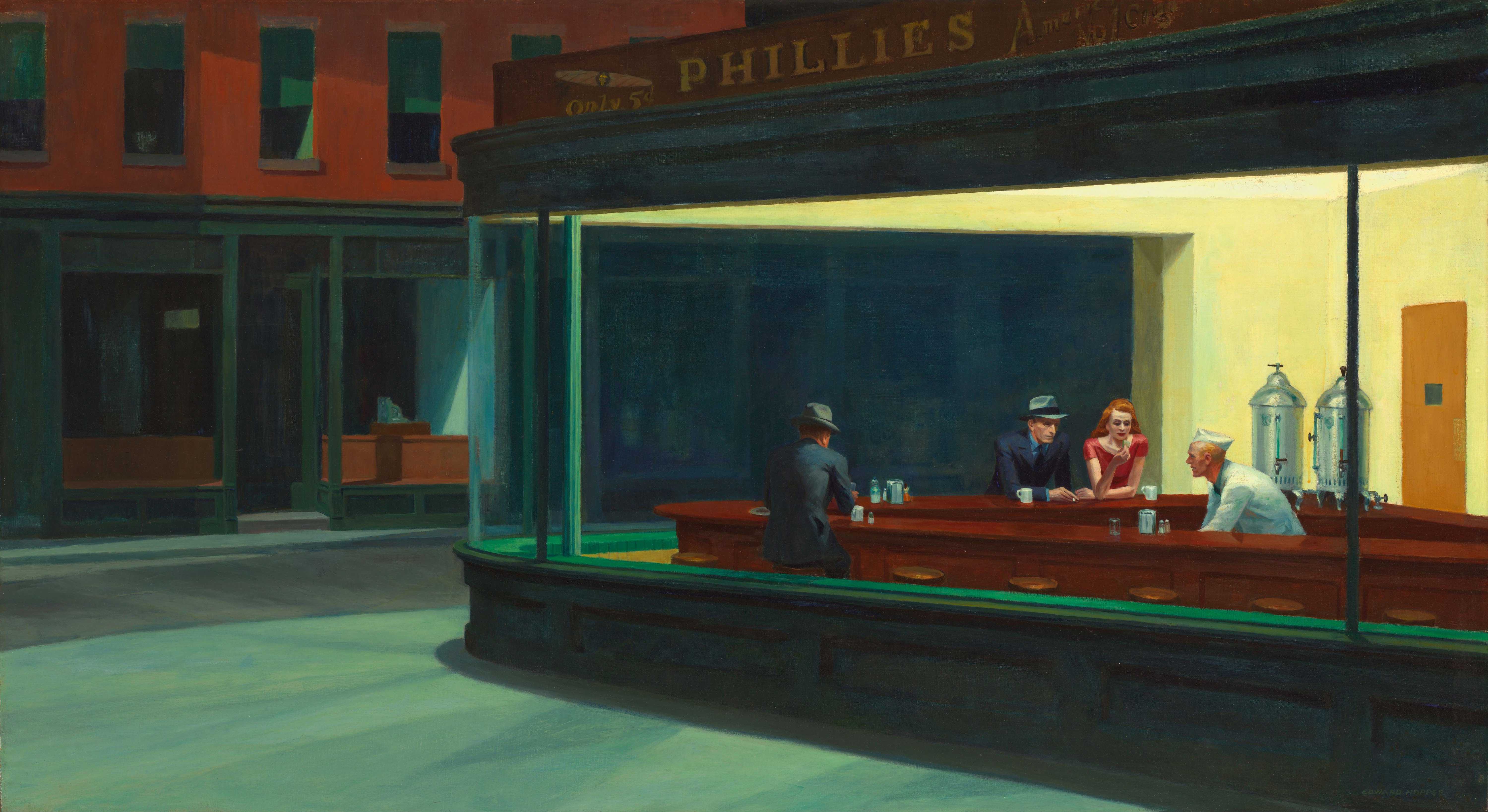 Find out more about Edward Hopper - Nighthawks