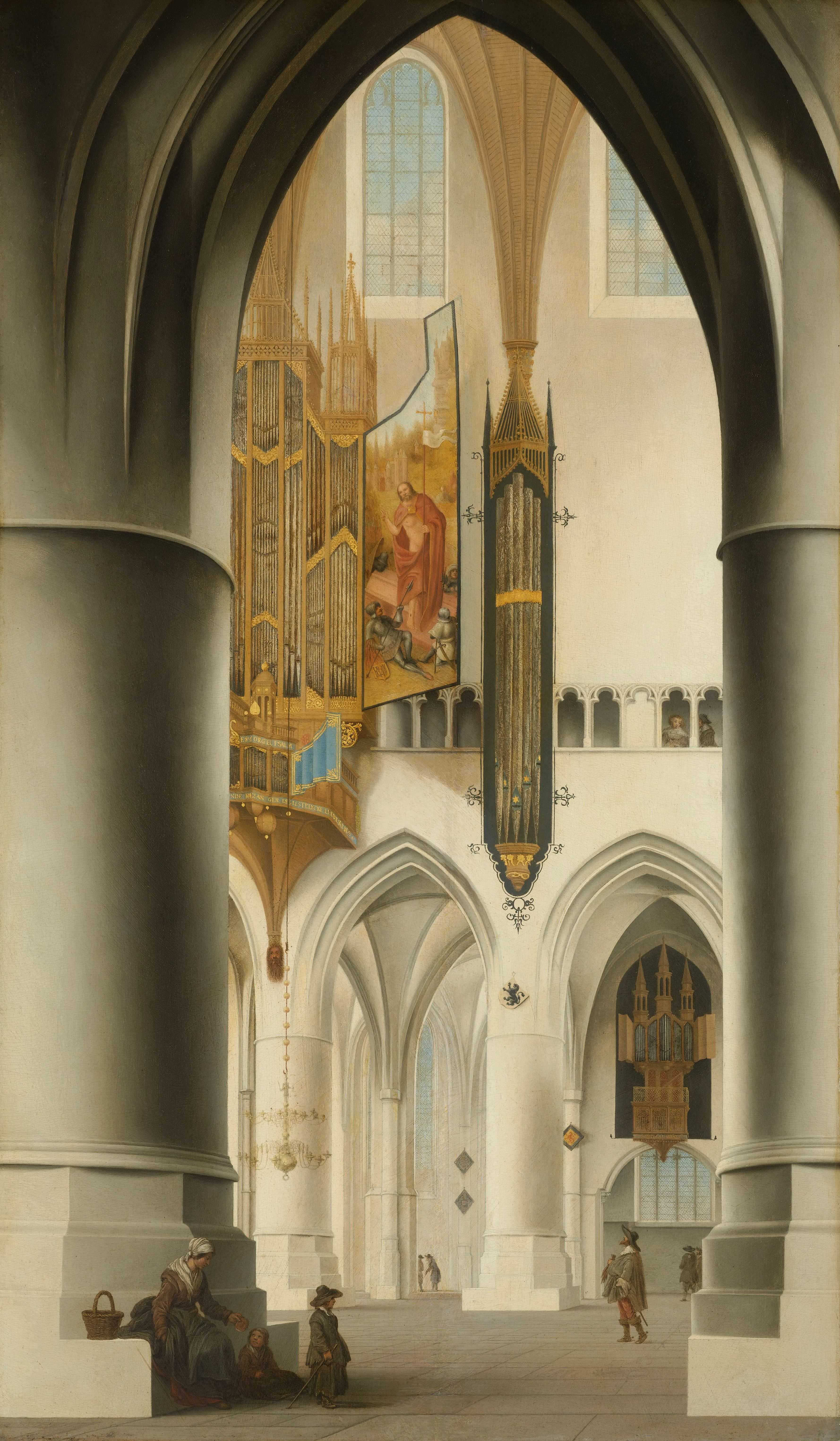 Find out more about Pieter Jansz. Saenredam - Interior of the Church of St Bavo in Haarlem