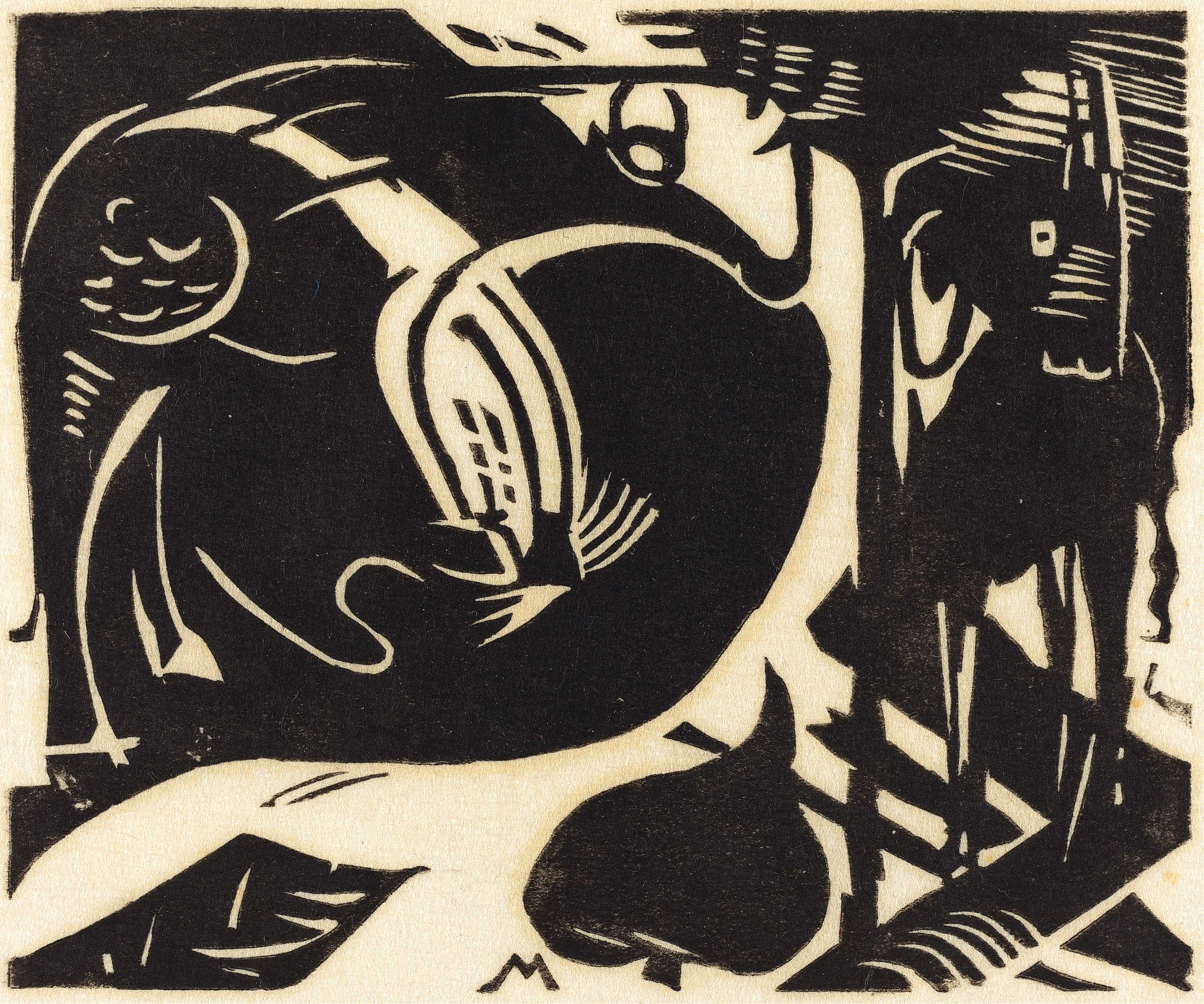 Find out more about Franz Marc - Two Mythical Animals