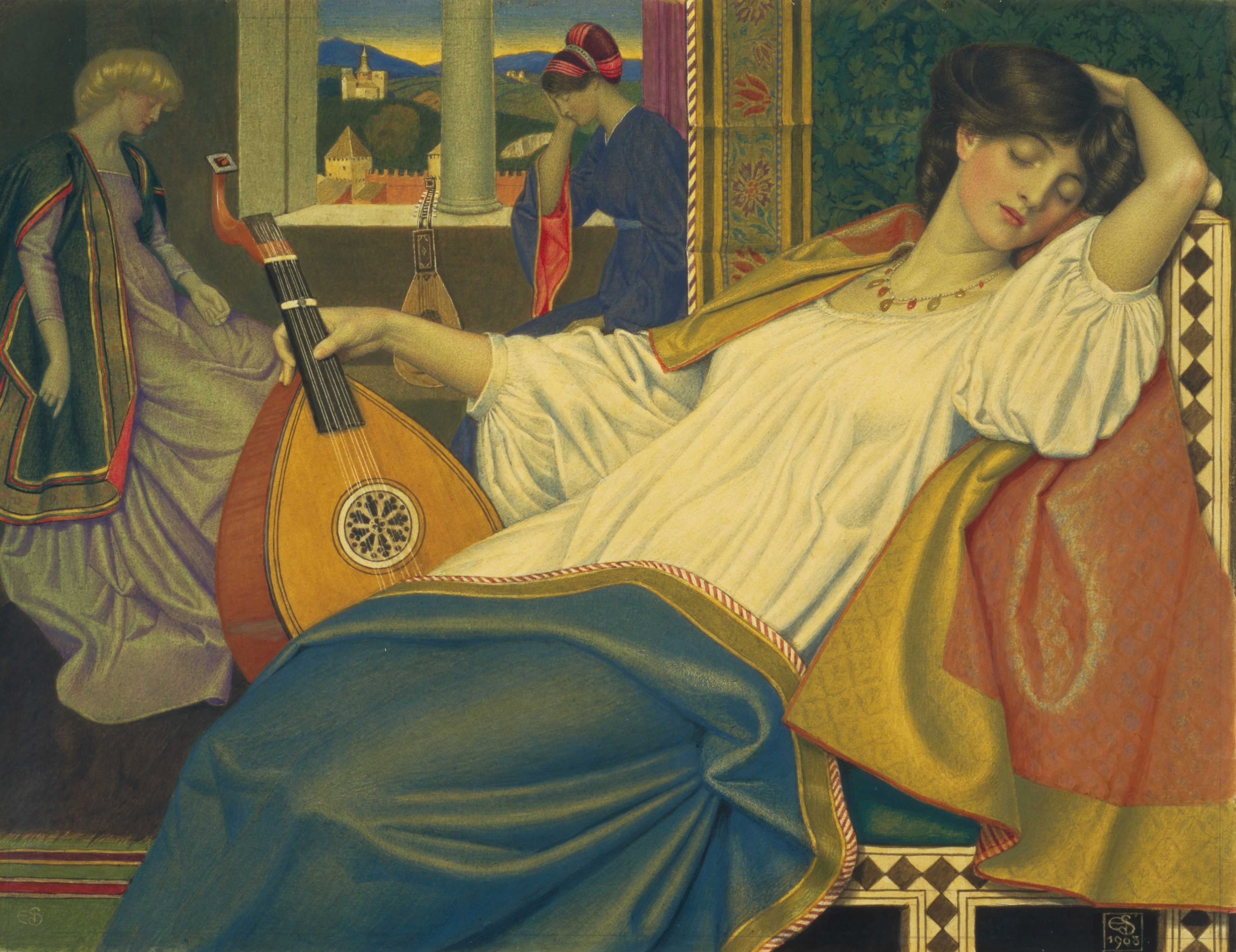 Find out more about Joseph Edward Southall - The Sleeping Beauty