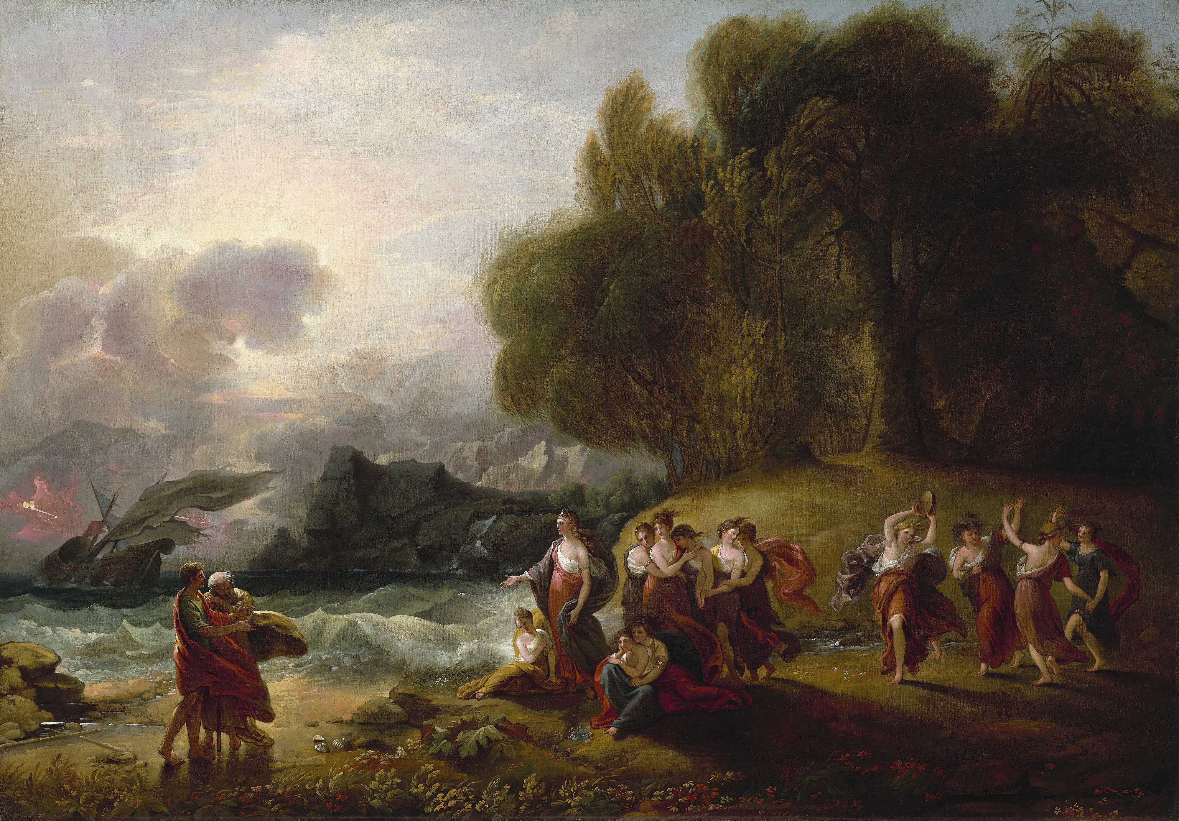 Find out more about Benjamin West - Telemachus and Calypso