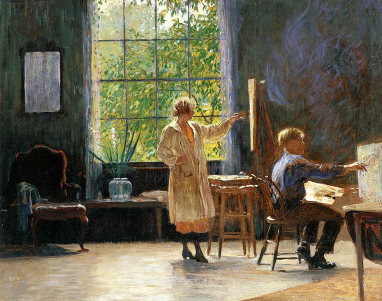 Find out more about Daniel Garber - Students Painting