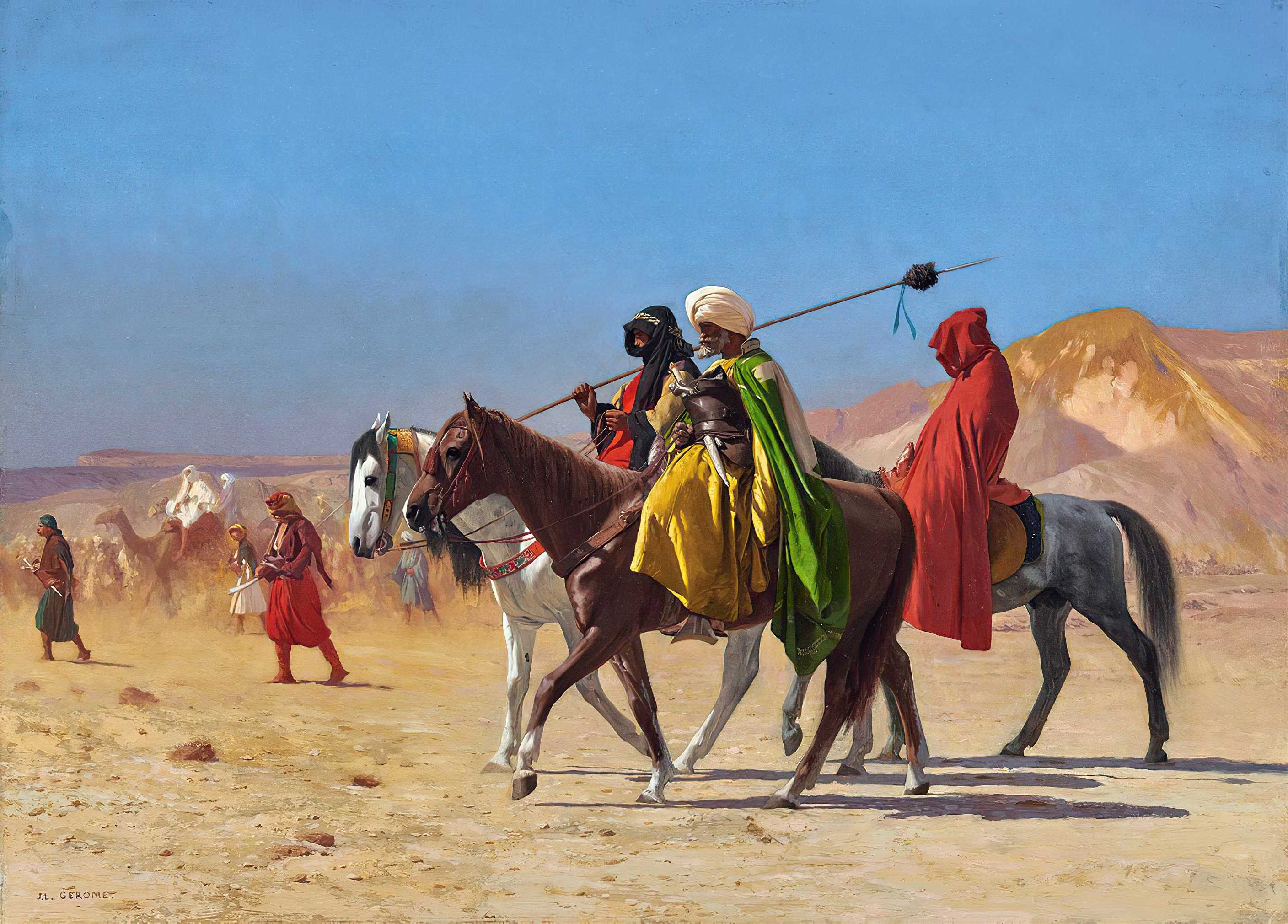 Find out more about Jean-Léon Gérôme - Riders Crossing the Desert