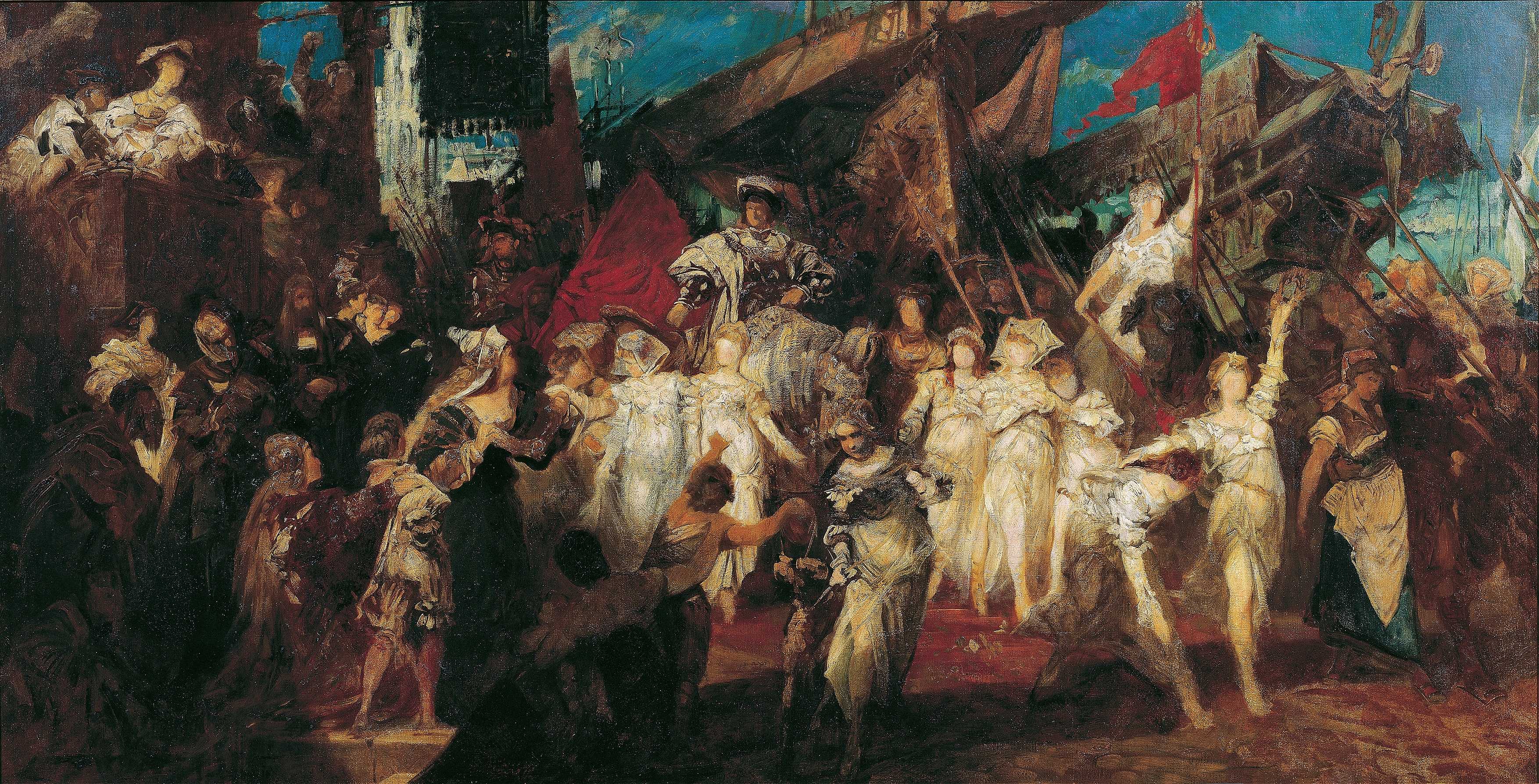 Find out more about Hans Makart - Charles V enters Antwerp