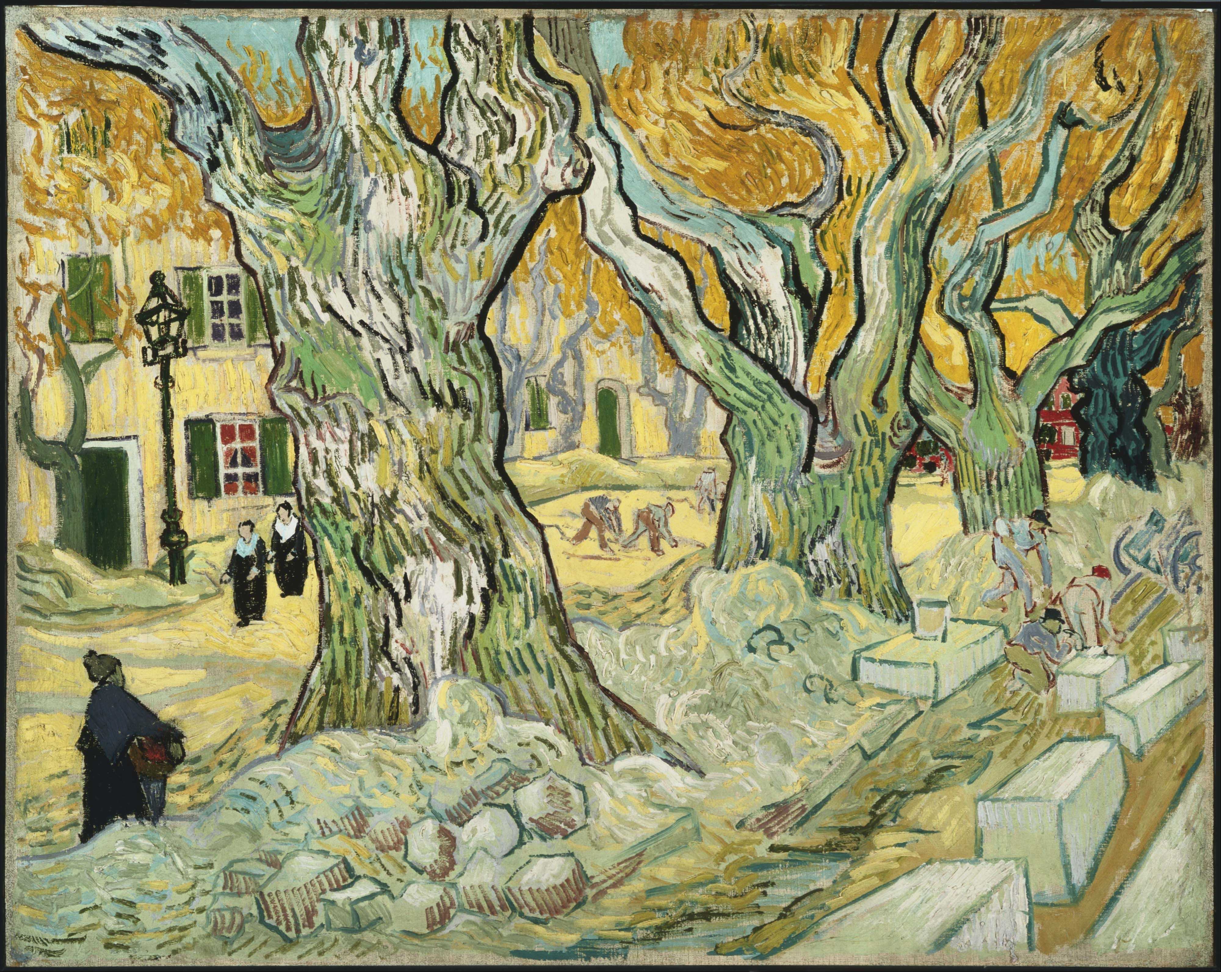 Find out more about Vincent van Gogh - The Road Menders