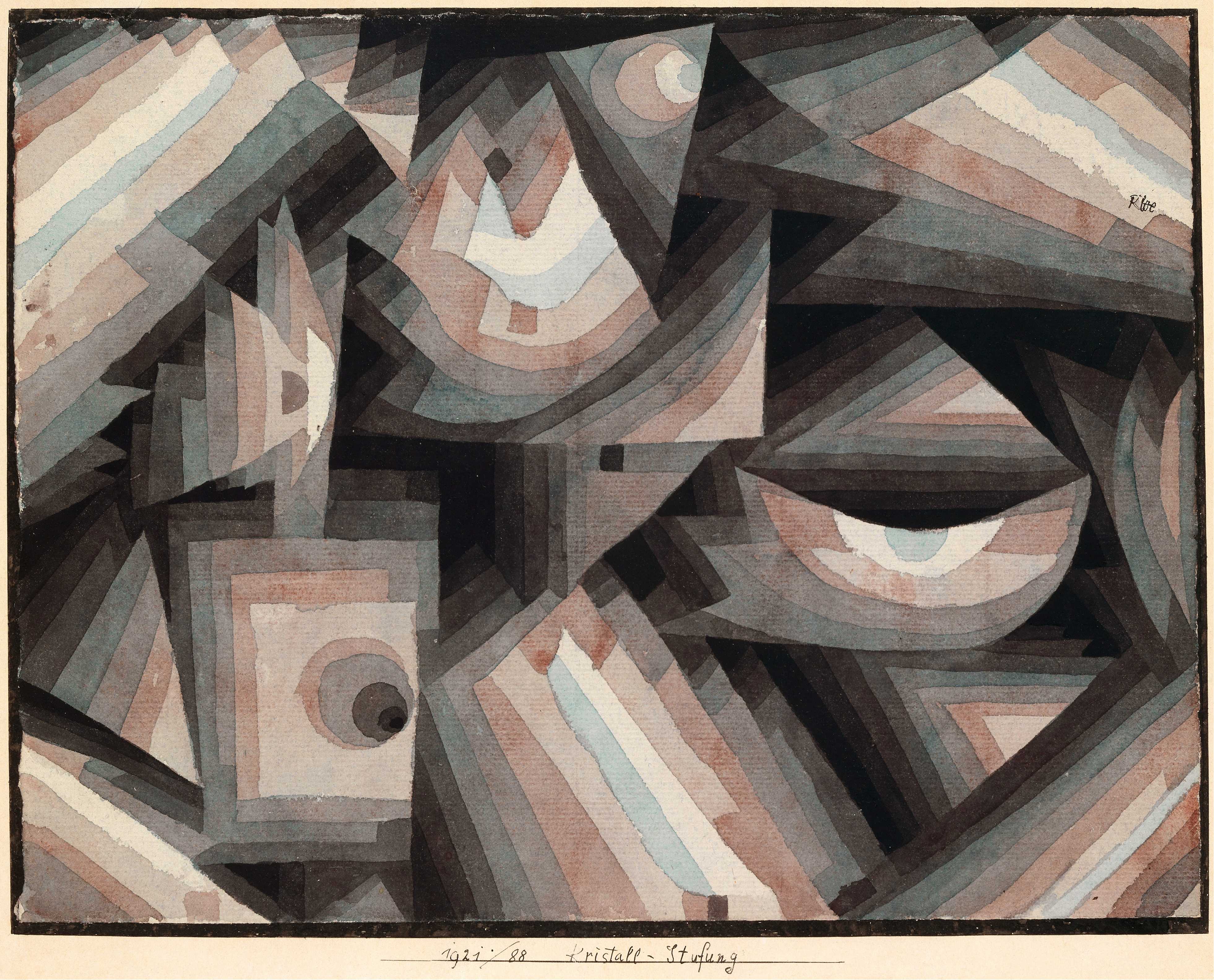 Find out more about Paul Klee - Crystal Gradiation