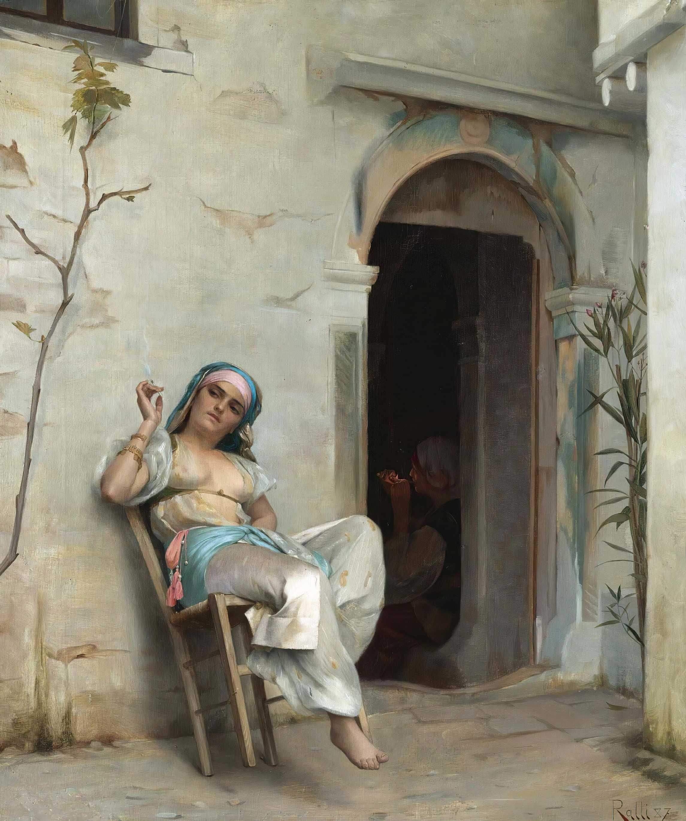 Find out more about Theodoros Ralli - Turkish Woman Smoking