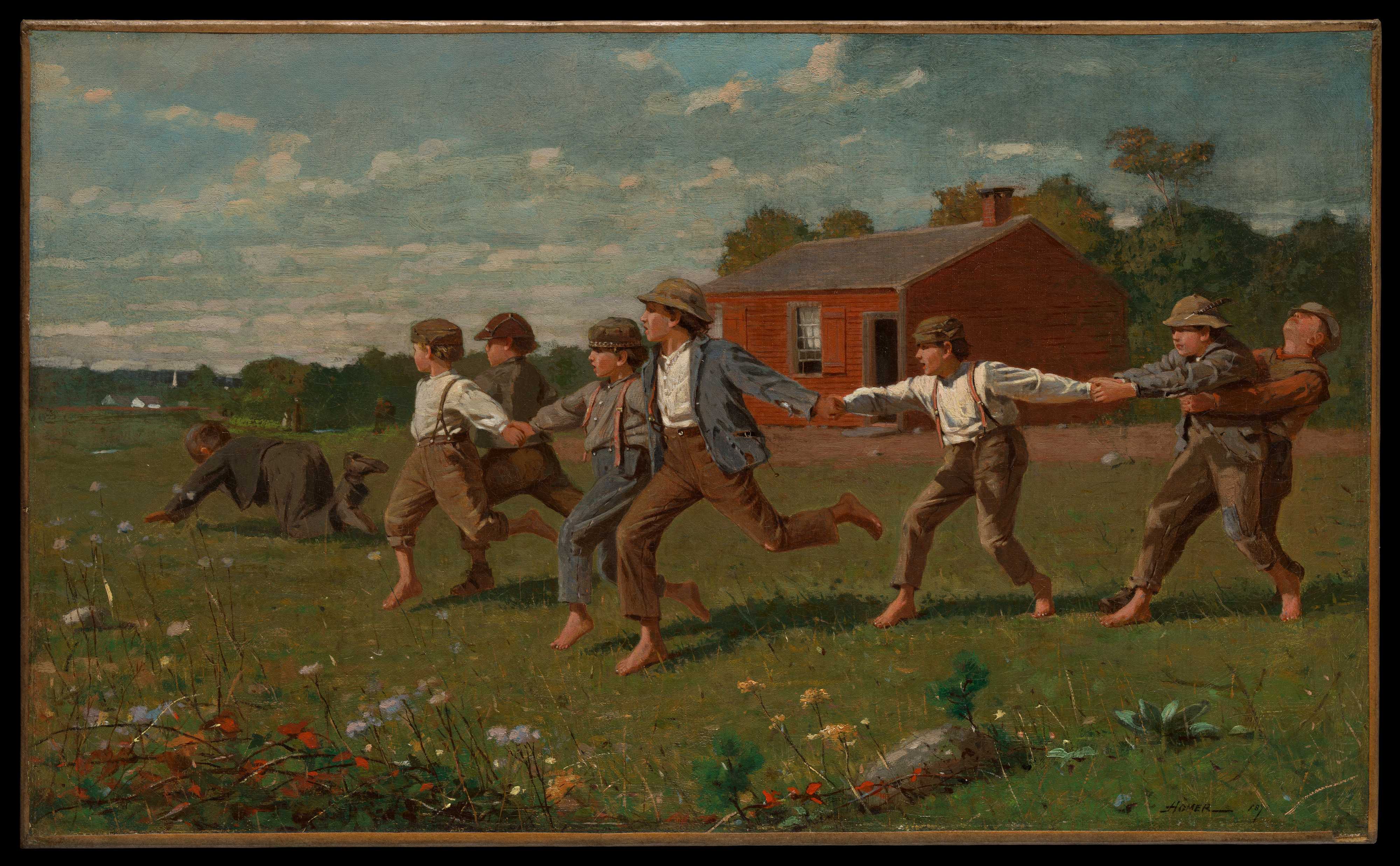 Find out more about Winslow Homer - Snap the Whip