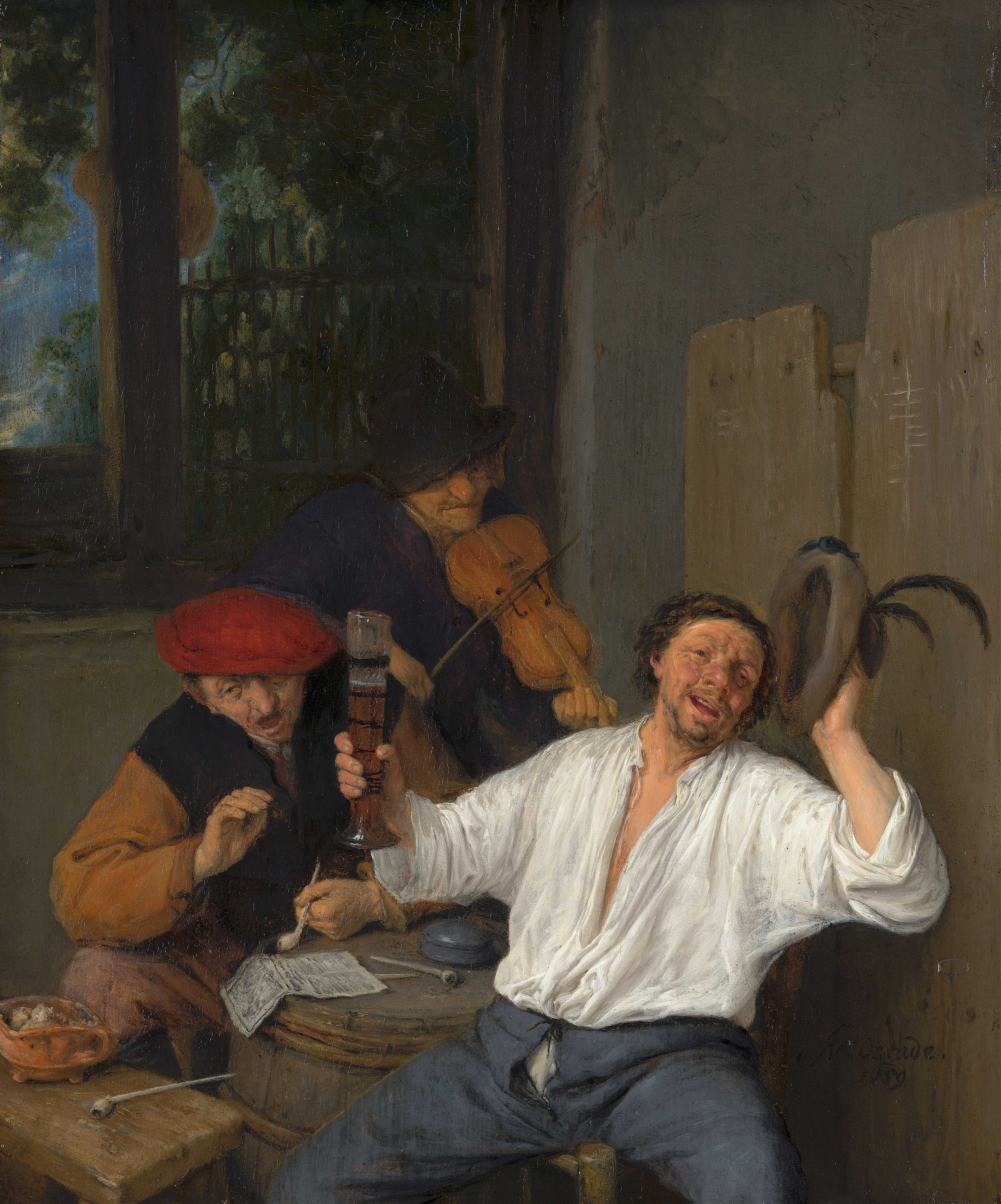 Find out more about Adriaen van Ostade - The Merry Drinkers