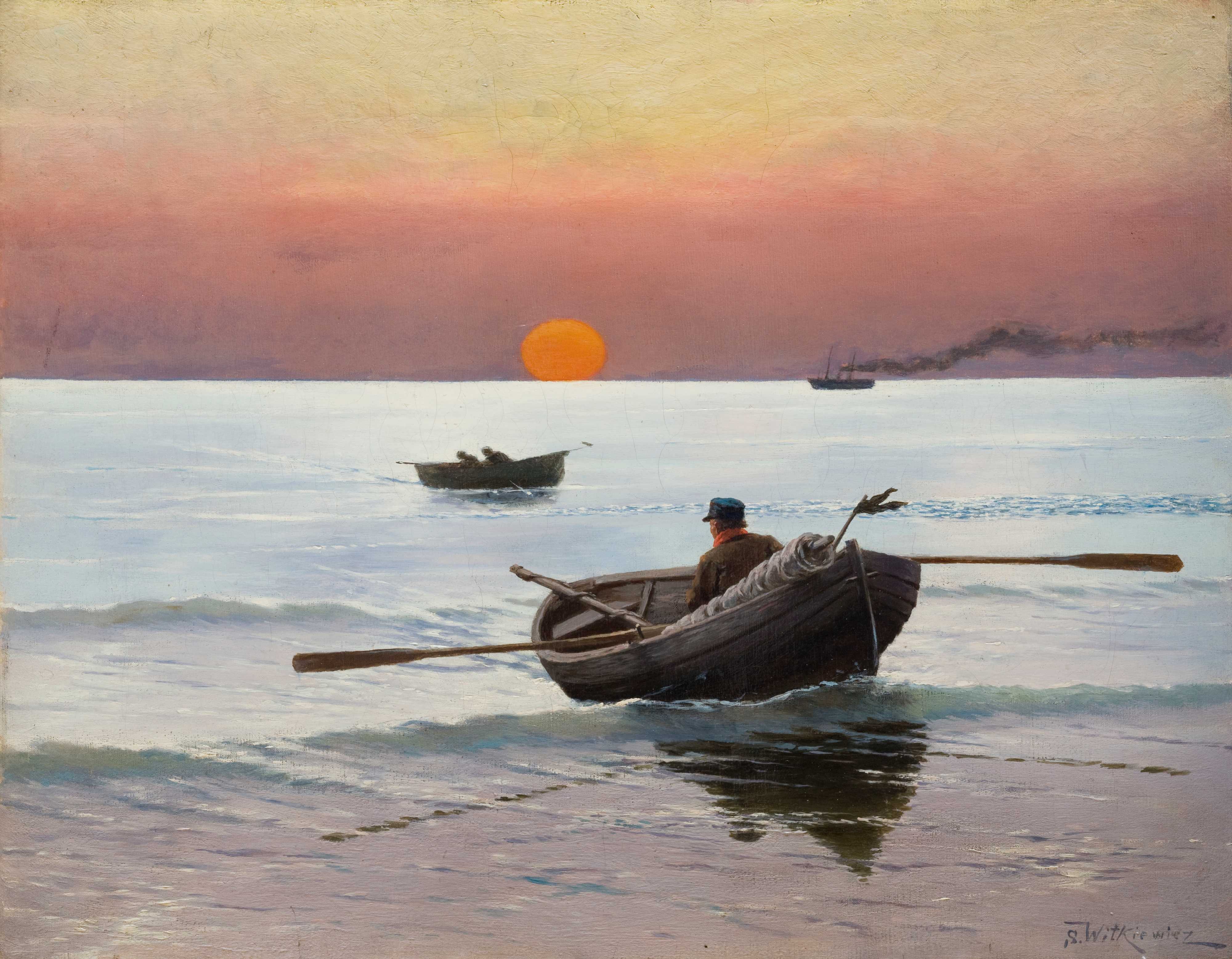 Find out more about Stanisław Witkiewicz - Sunset on the Sea